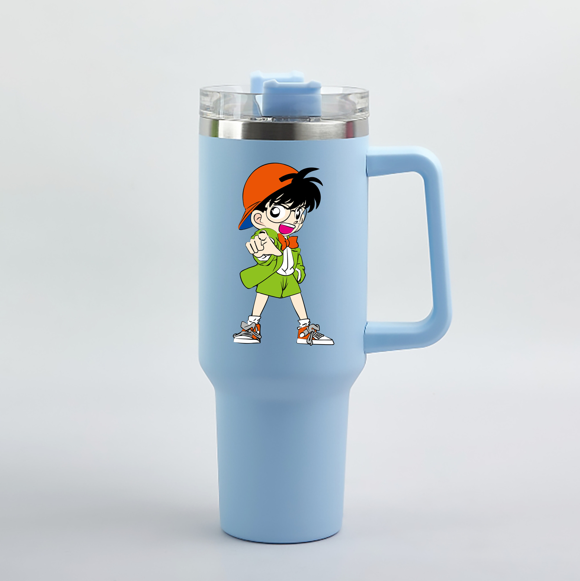 （画像用） 名探偵コナン 江戸川 コナン Detective Conan Conan Edogawa 1200mL車用タンブラー（カラープリント）