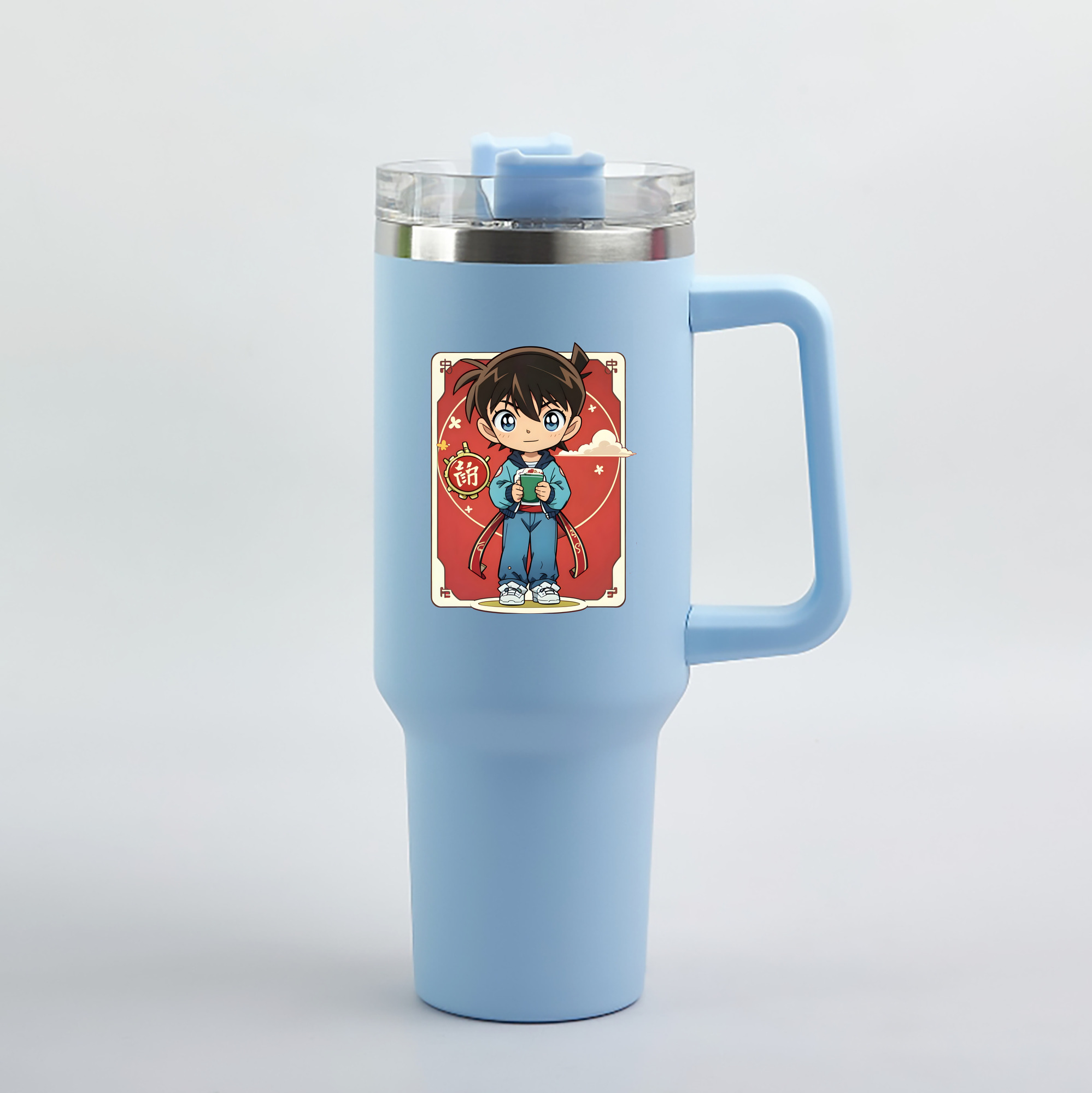 （画像用） 名探偵コナン 江戸川 コナン Detective Conan Conan Edogawa 1200mL車用タンブラー（カラープリント）