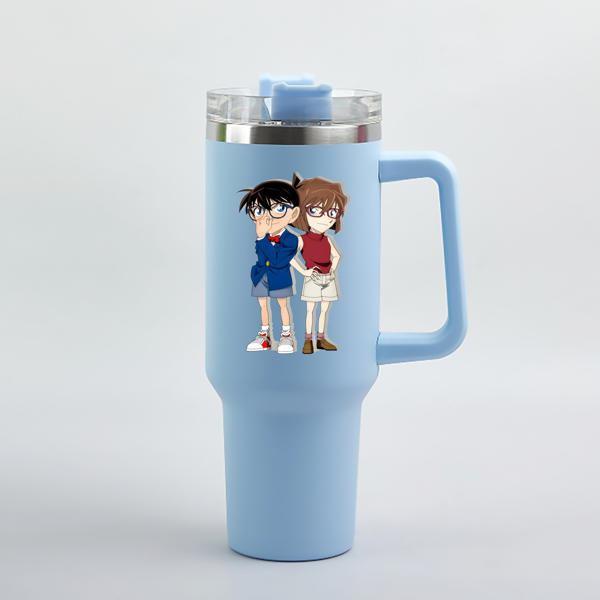 （画像用） 名探偵コナン 灰原 哀 はいばら あい Detective Conan Anita Hailey、Vi Graythorn Haibara Ai 1200mL車用タンブラー（カラープリント）