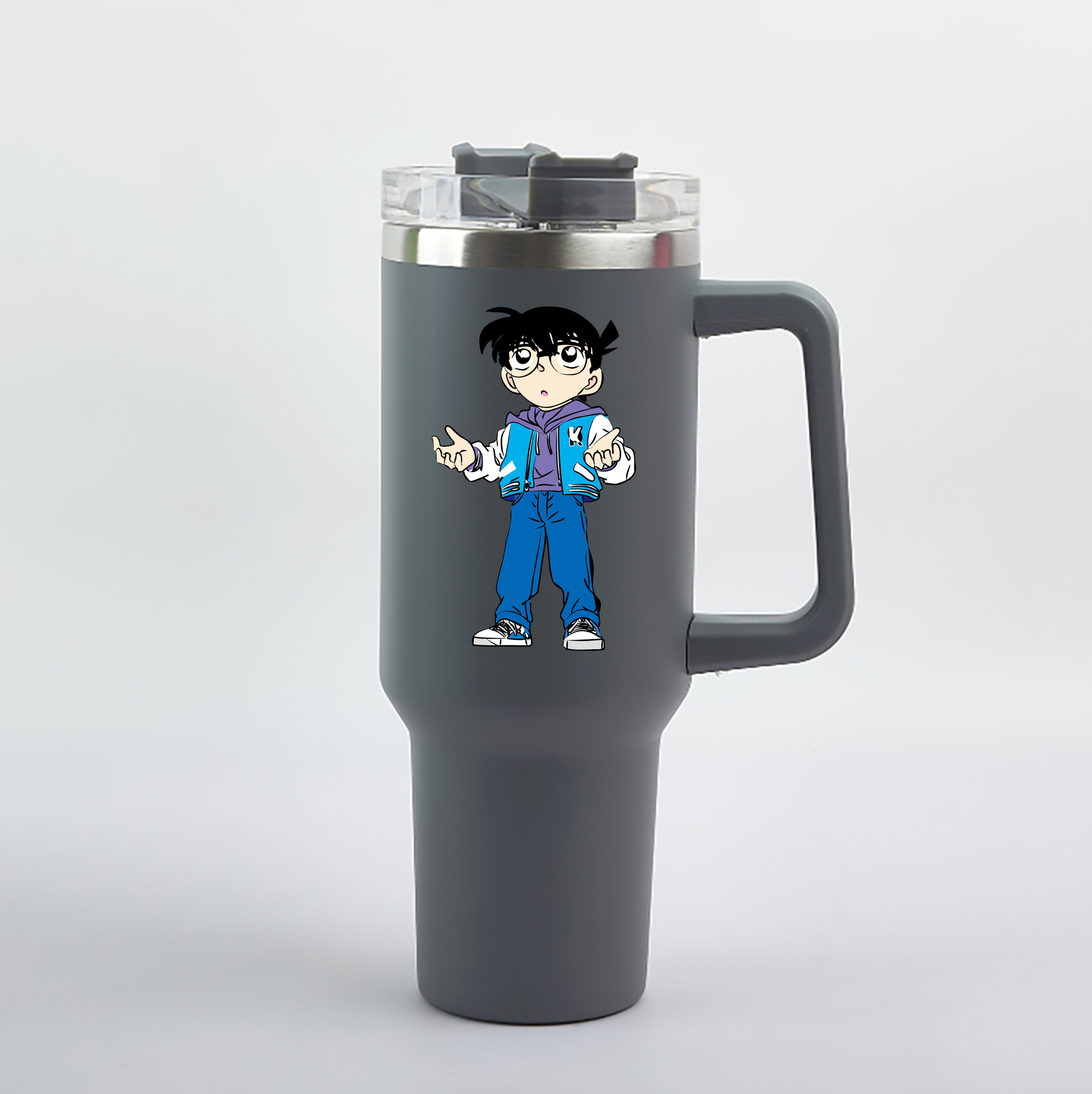 （画像用） 名探偵コナン 江戸川 コナン Detective Conan Conan Edogawa 1200mL車用タンブラー（カラープリント）