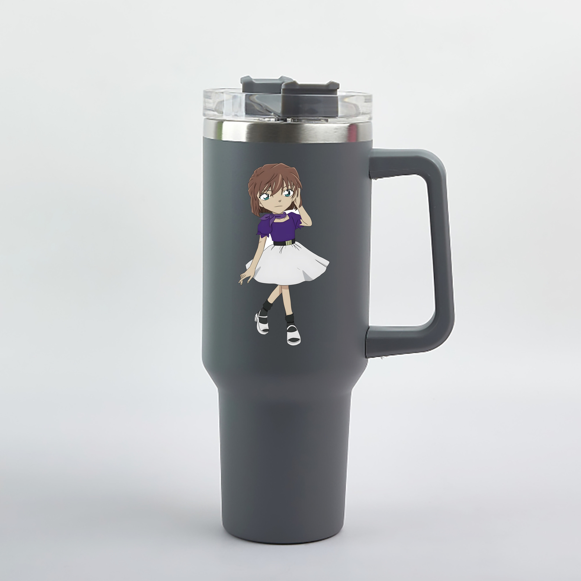 （画像用） 名探偵コナン 灰原 哀 はいばら あい Detective Conan Anita Hailey、Vi Graythorn Haibara Ai 1200mL車用タンブラー（カラープリント）