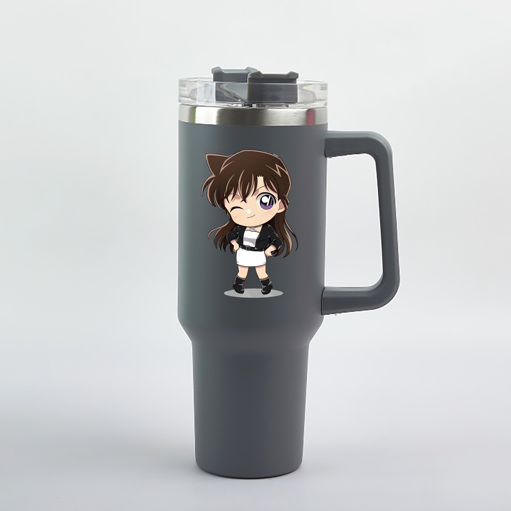 （画像用） 名探偵コナン 毛利 蘭 もうり らん、モーリ ラン Detective Conan Rachel Moore 1200mL車用タンブラー（カラープリント）
