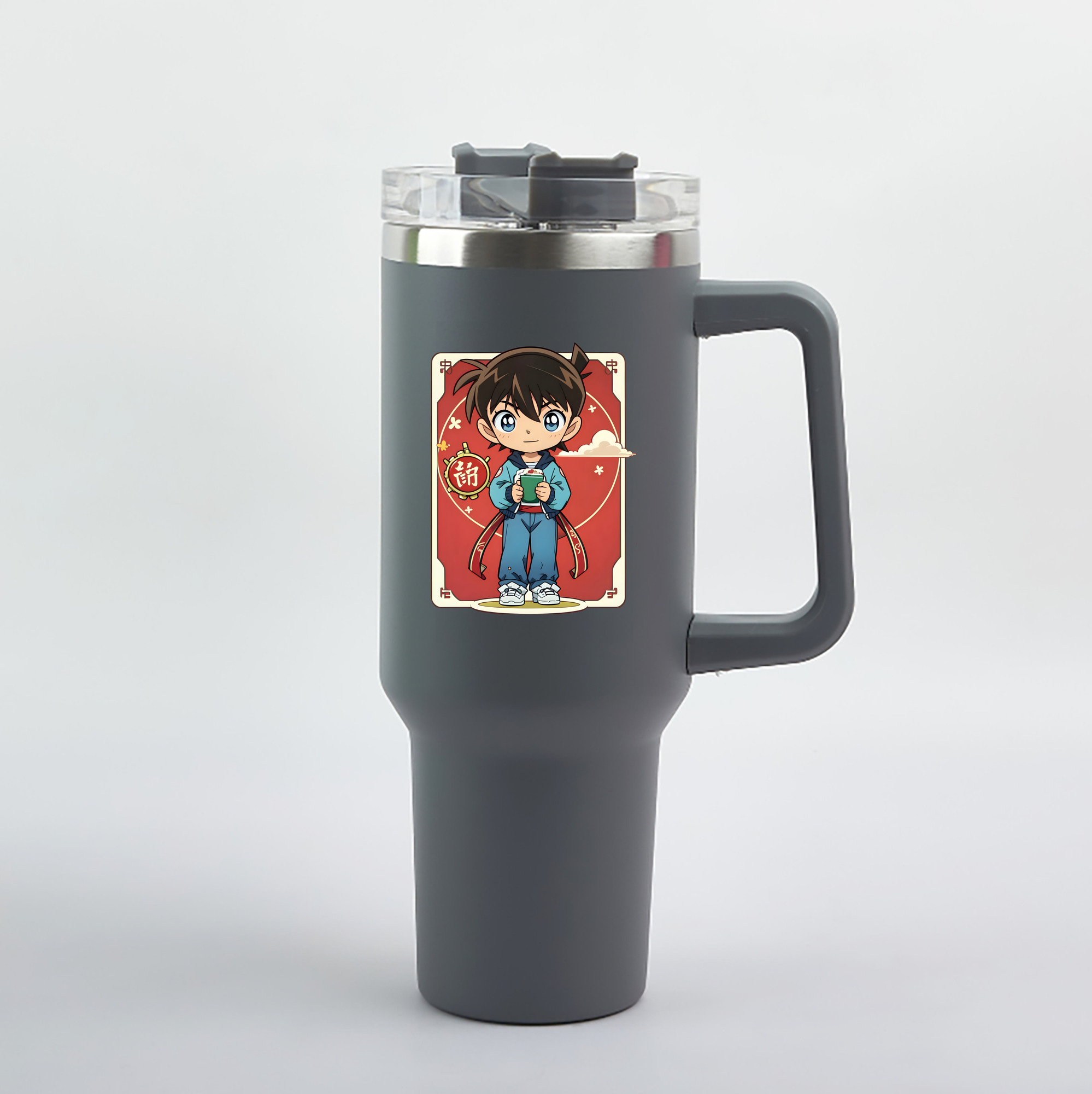 （画像用） 名探偵コナン 江戸川 コナン Detective Conan Conan Edogawa 1200mL車用タンブラー（カラープリント）