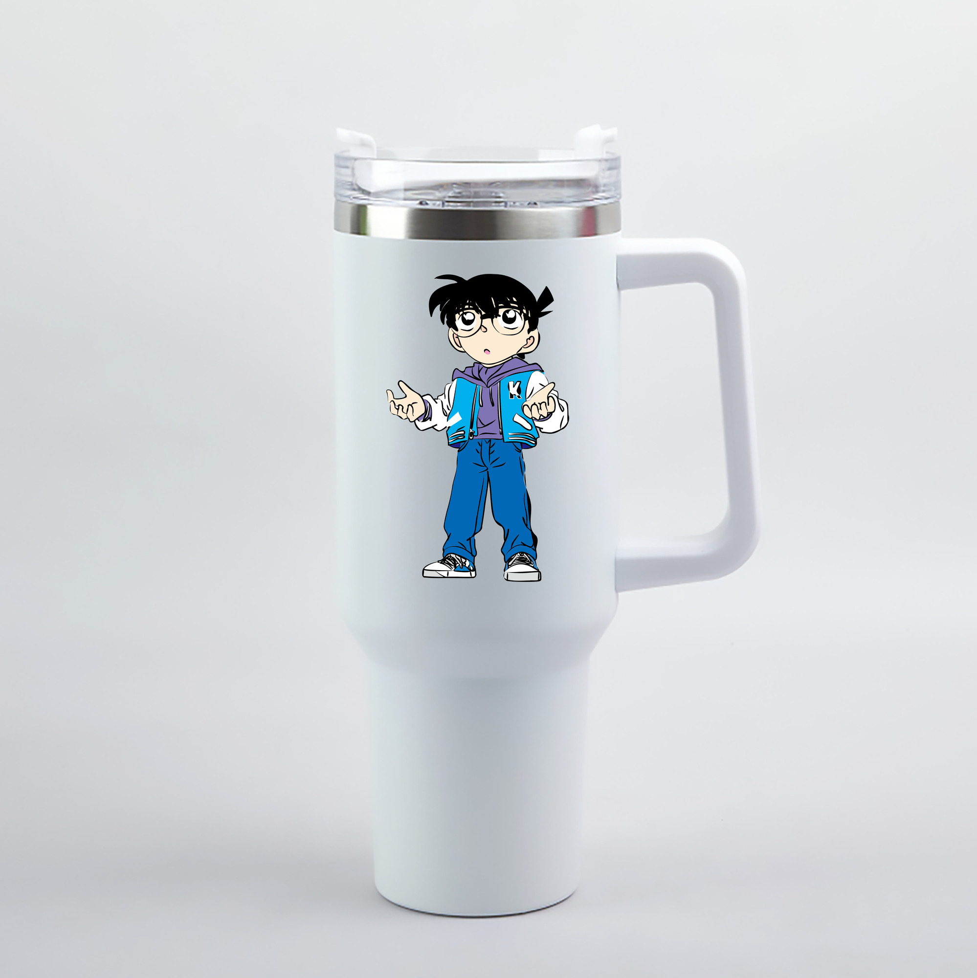 （画像用） 名探偵コナン 江戸川 コナン Detective Conan Conan Edogawa 1200mL車用タンブラー（カラープリント）