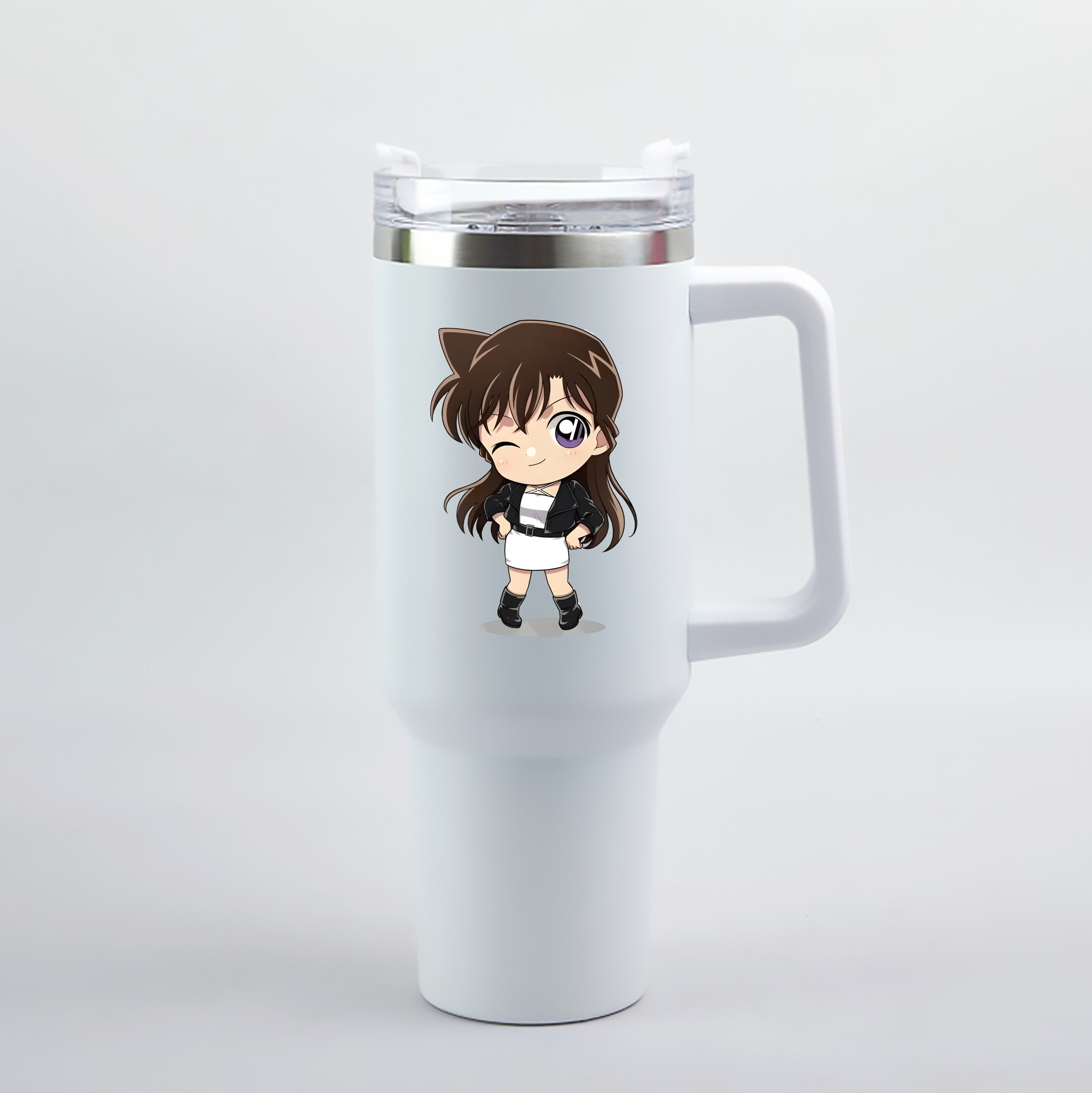 （画像用） 名探偵コナン 毛利 蘭 もうり らん、モーリ ラン Detective Conan Rachel Moore 1200mL車用タンブラー（カラープリント）