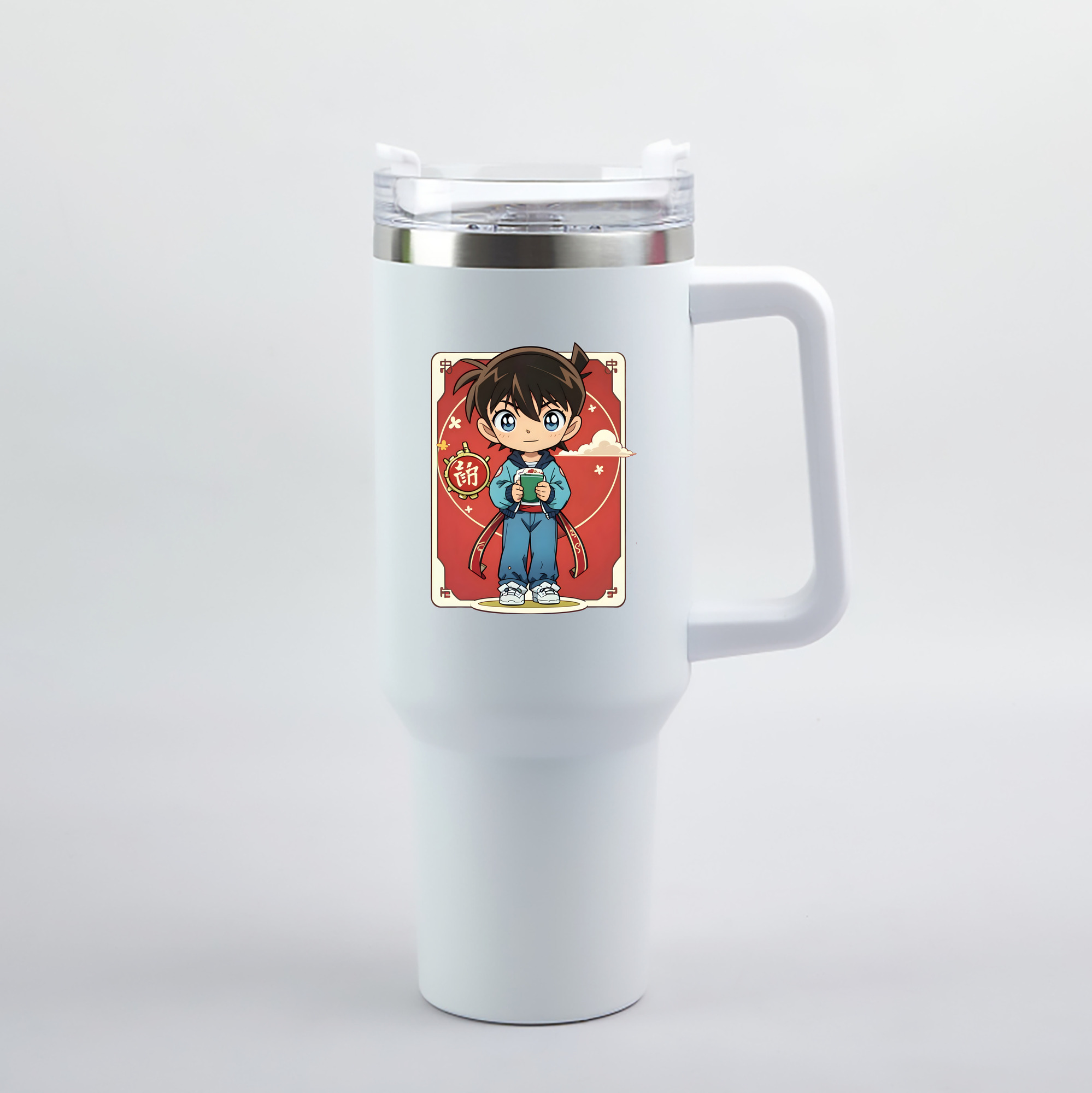（画像用） 名探偵コナン 江戸川 コナン Detective Conan Conan Edogawa 1200mL車用タンブラー（カラープリント）