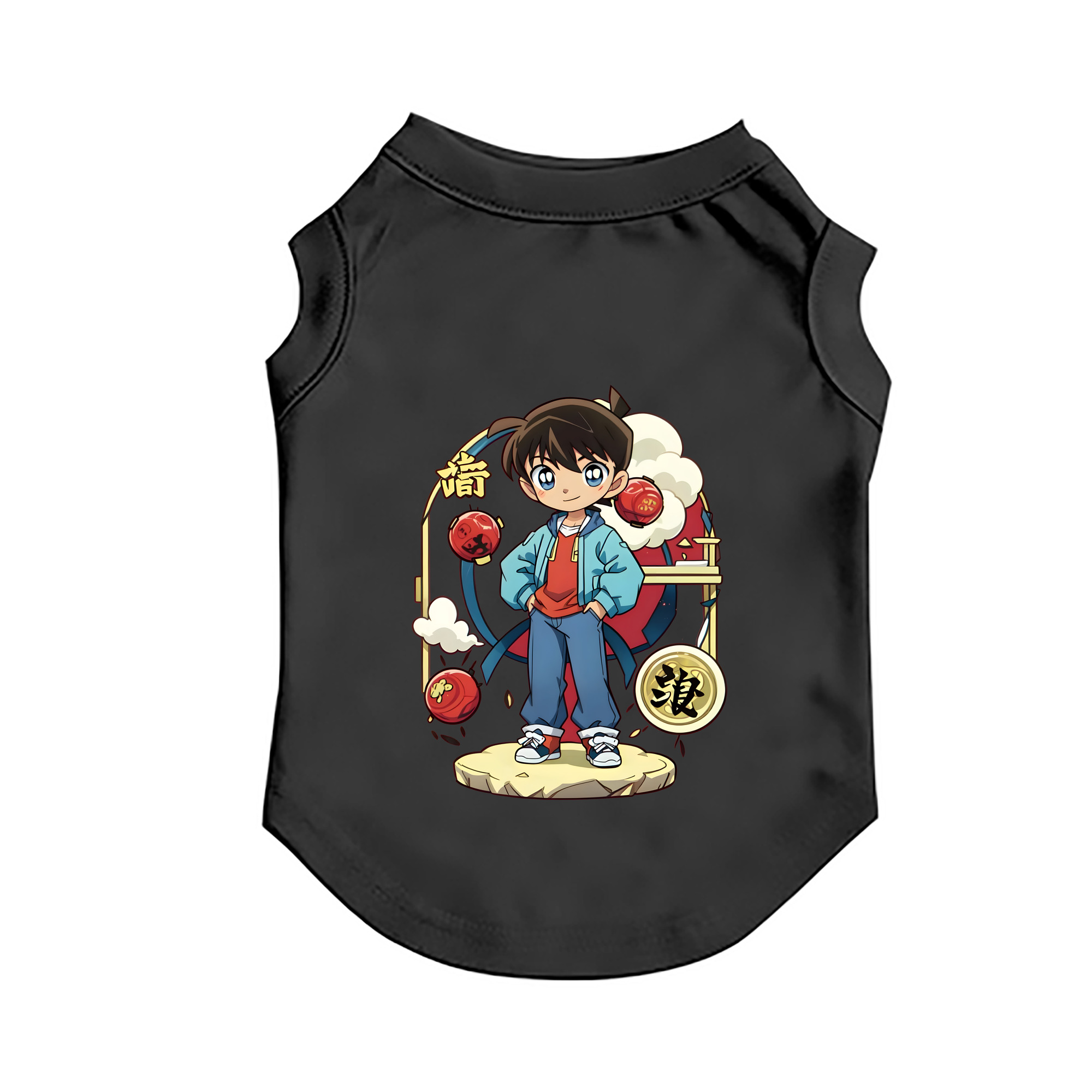 （画像用） 名探偵コナン 江戸川 コナン Detective Conan Conan Edogawa ペット用ベスト