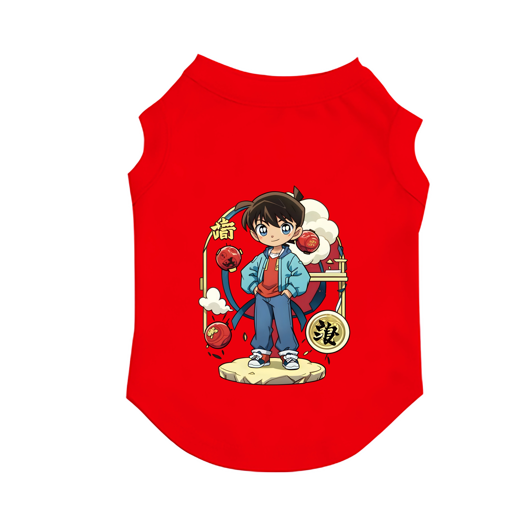 （画像用） 名探偵コナン 江戸川 コナン Detective Conan Conan Edogawa ペット用ベスト