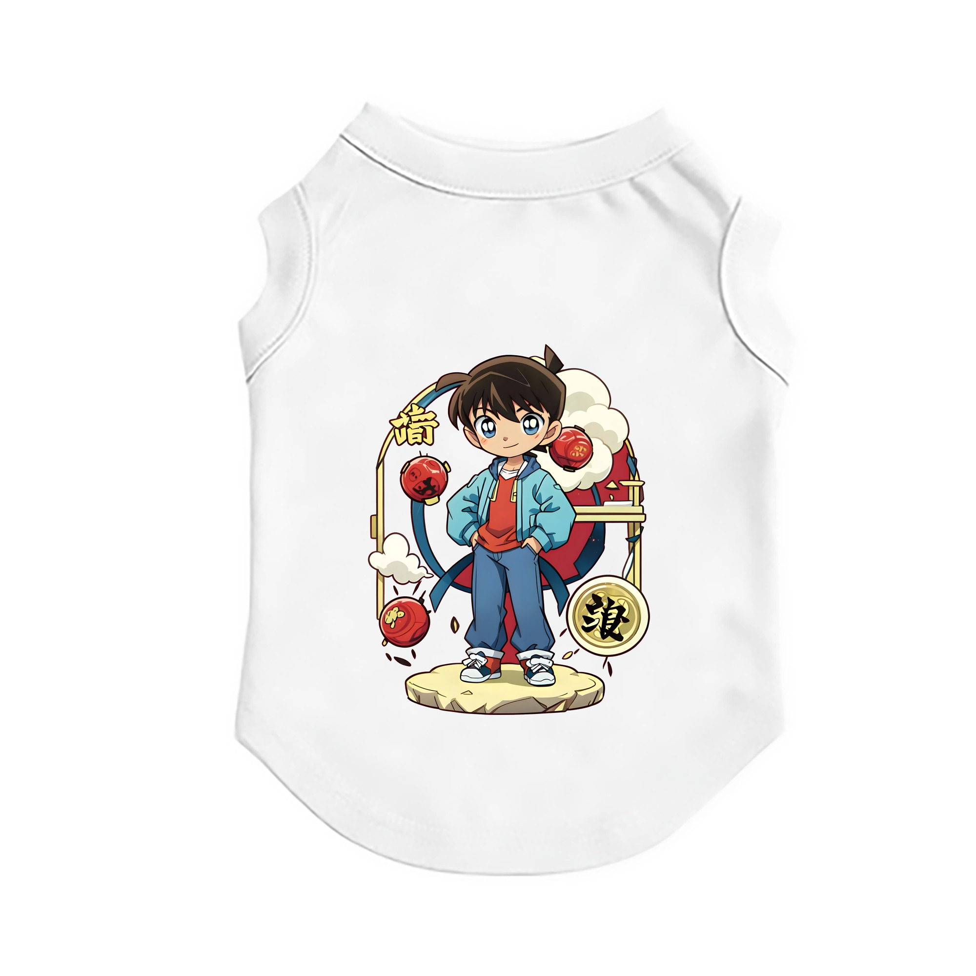 （画像用） 名探偵コナン 江戸川 コナン Detective Conan Conan Edogawa ペット用ベスト