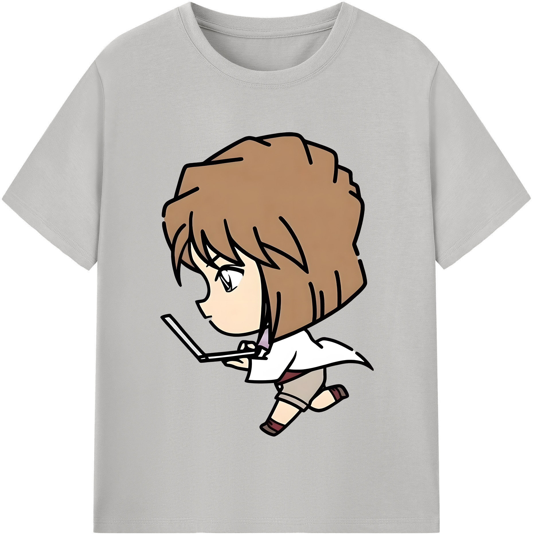 （画像用） 名探偵コナン 灰原 哀 はいばら あい Detective Conan Anita Hailey、Vi Graythorn Haibara Ai 綿100％半袖Tシャツ（フロントプリント）