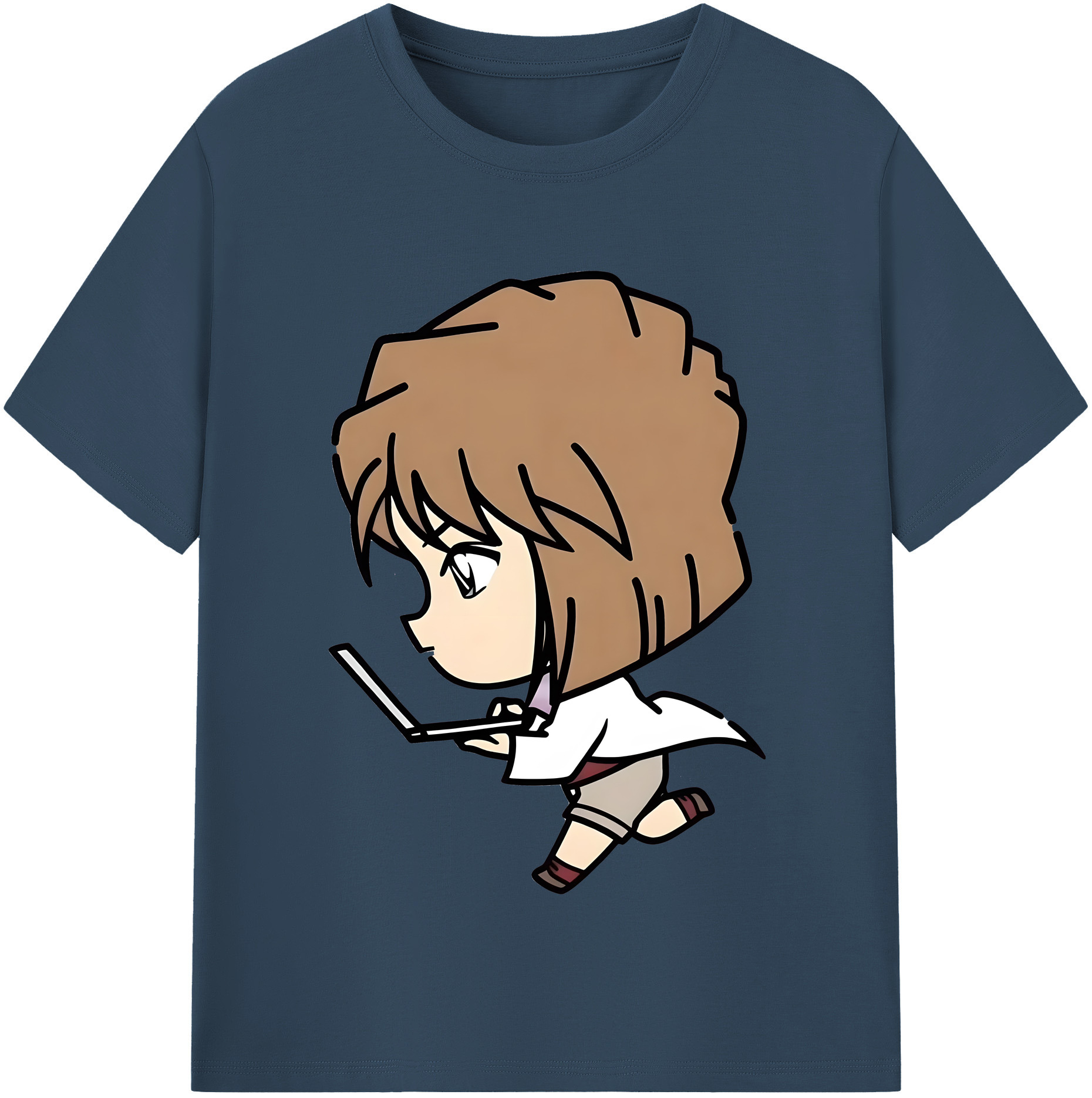 （画像用） 名探偵コナン 灰原 哀 はいばら あい Detective Conan Anita Hailey、Vi Graythorn Haibara Ai 綿100％半袖Tシャツ（フロントプリント）