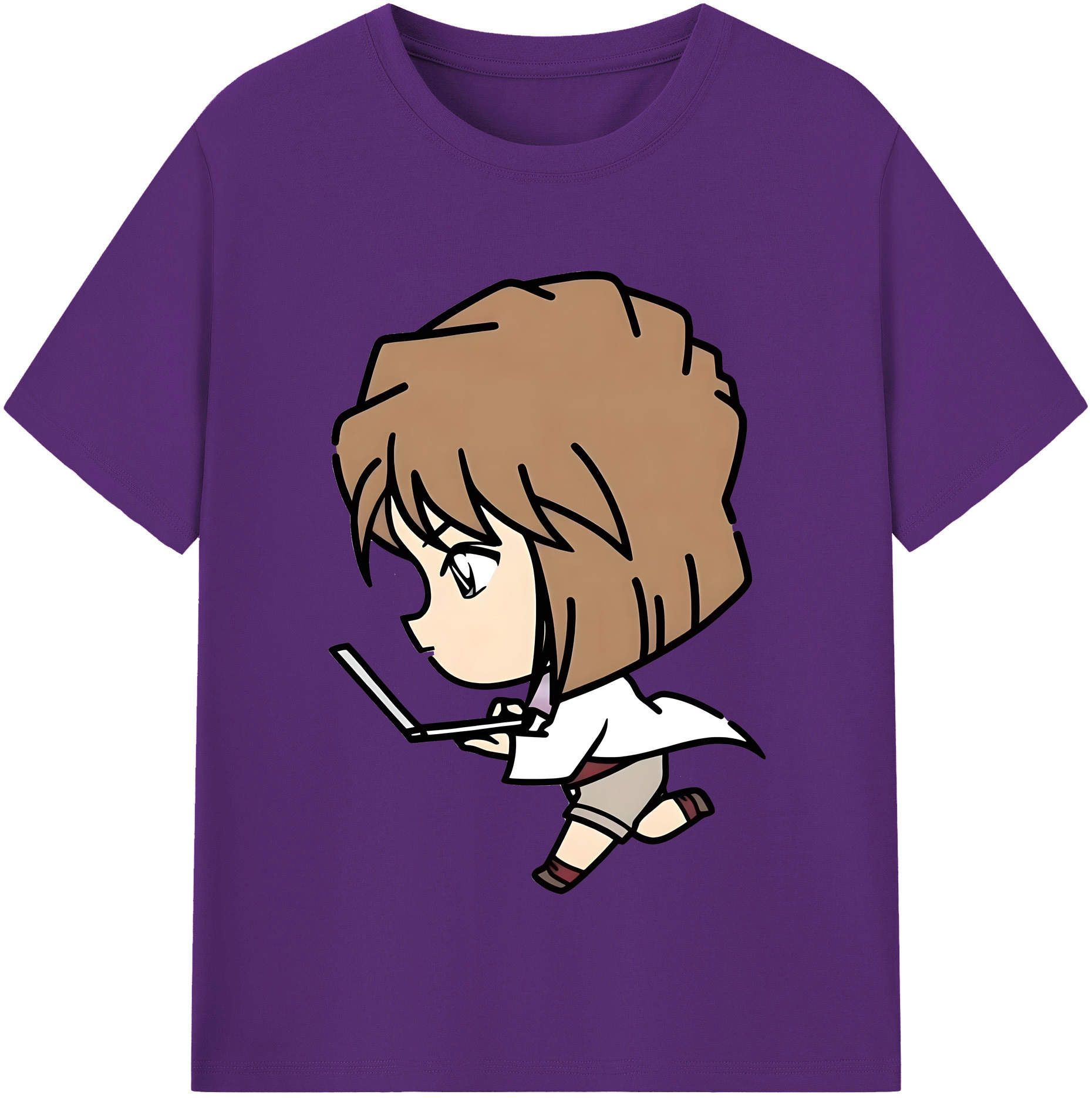 （画像用） 名探偵コナン 灰原 哀 はいばら あい Detective Conan Anita Hailey、Vi Graythorn Haibara Ai 綿100％半袖Tシャツ（フロントプリント）