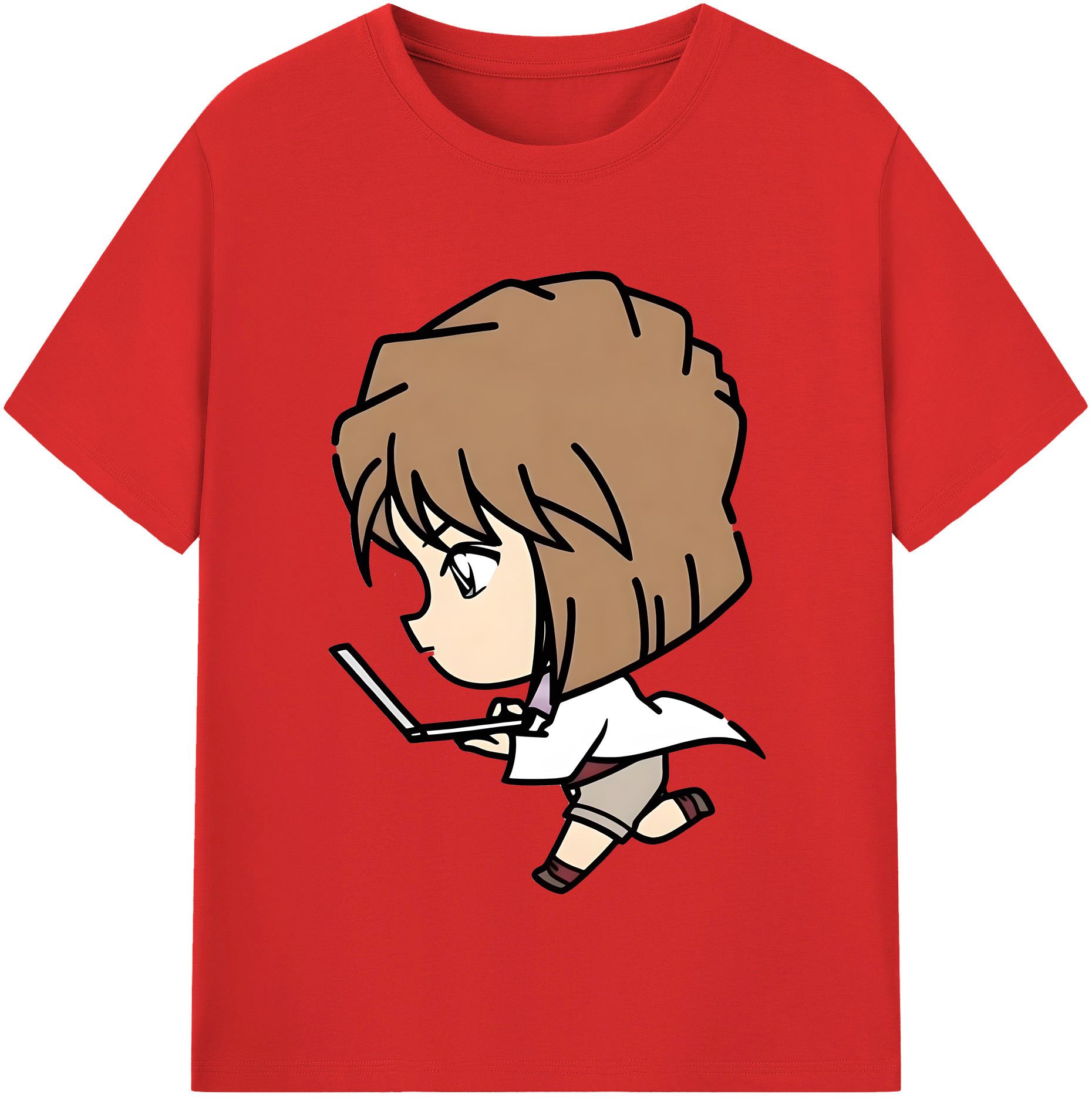 （画像用） 名探偵コナン 灰原 哀 はいばら あい Detective Conan Anita Hailey、Vi Graythorn Haibara Ai 綿100％半袖Tシャツ（フロントプリント）