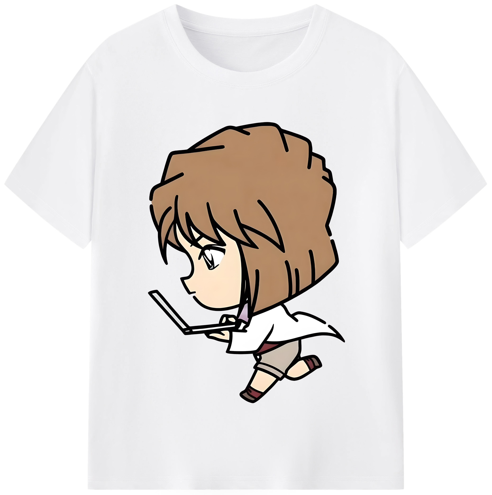 （画像用） 名探偵コナン 灰原 哀 はいばら あい Detective Conan Anita Hailey、Vi Graythorn Haibara Ai 綿100％半袖Tシャツ（フロントプリント）