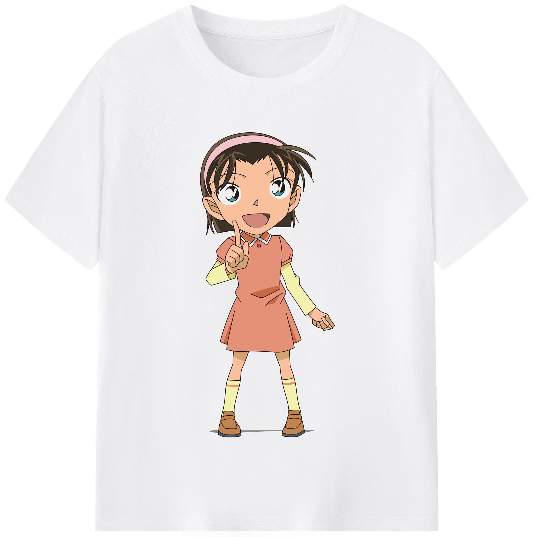 （画像用） 名探偵コナン 吉田 歩美 よしだ あゆみ Detective Conan my Yeager 綿100％半袖Tシャツ（フロントプリント）