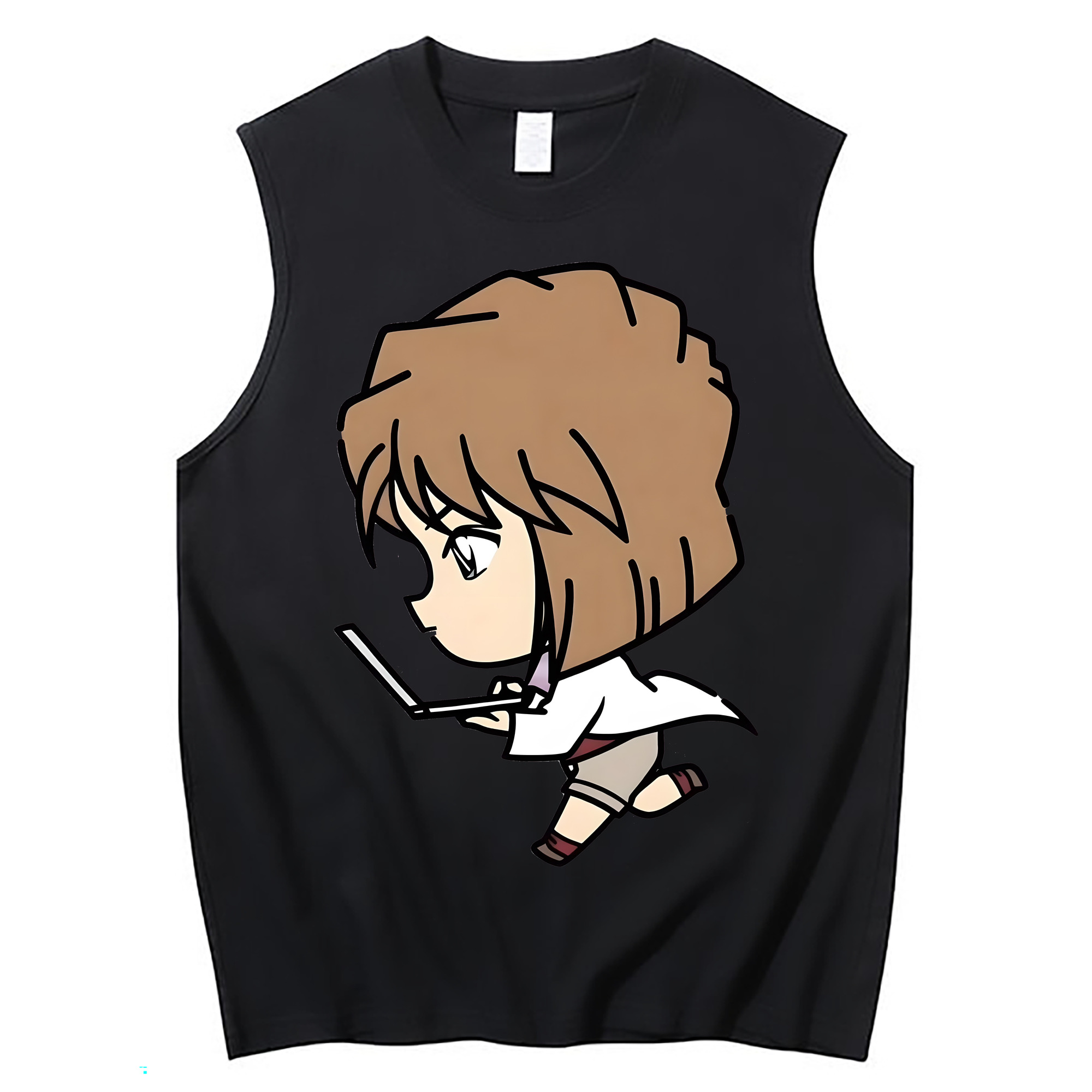 （画像用） 名探偵コナン 灰原 哀 はいばら あい Detective Conan Anita Hailey、Vi Graythorn Haibara Ai コットン100％タンクトップ（フロントプリント）