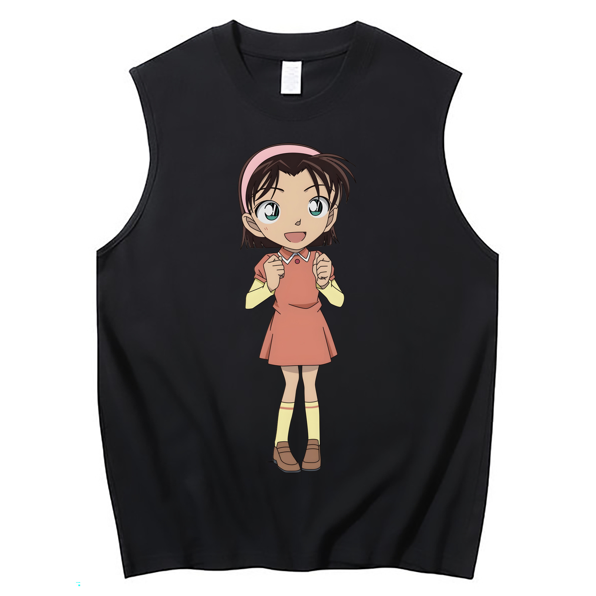 （画像用） 名探偵コナン 吉田 歩美 よしだ あゆみ Detective Conan my Yeager コットン100％タンクトップ（フロントプリント）