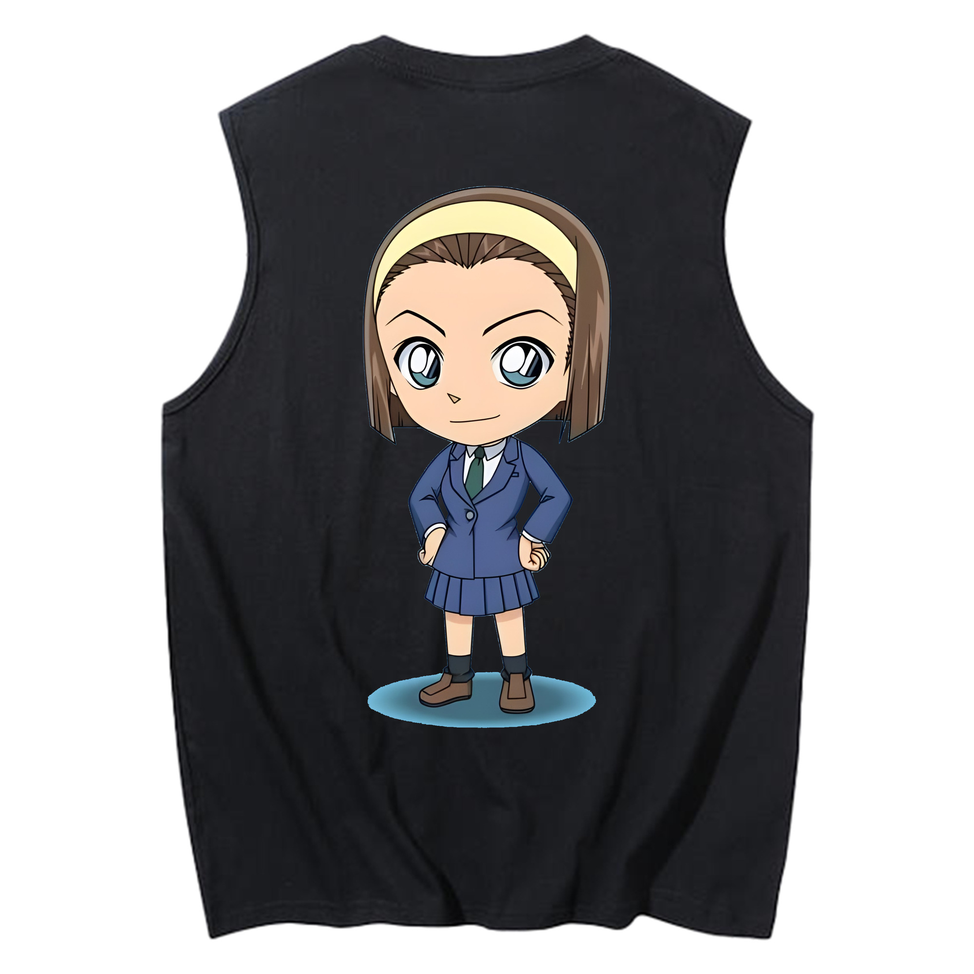 （画像用） 名探偵コナン 吉田 歩美 よしだ あゆみ Detective Conan my Yeager コットン100％タンクトップ（背面プリント）