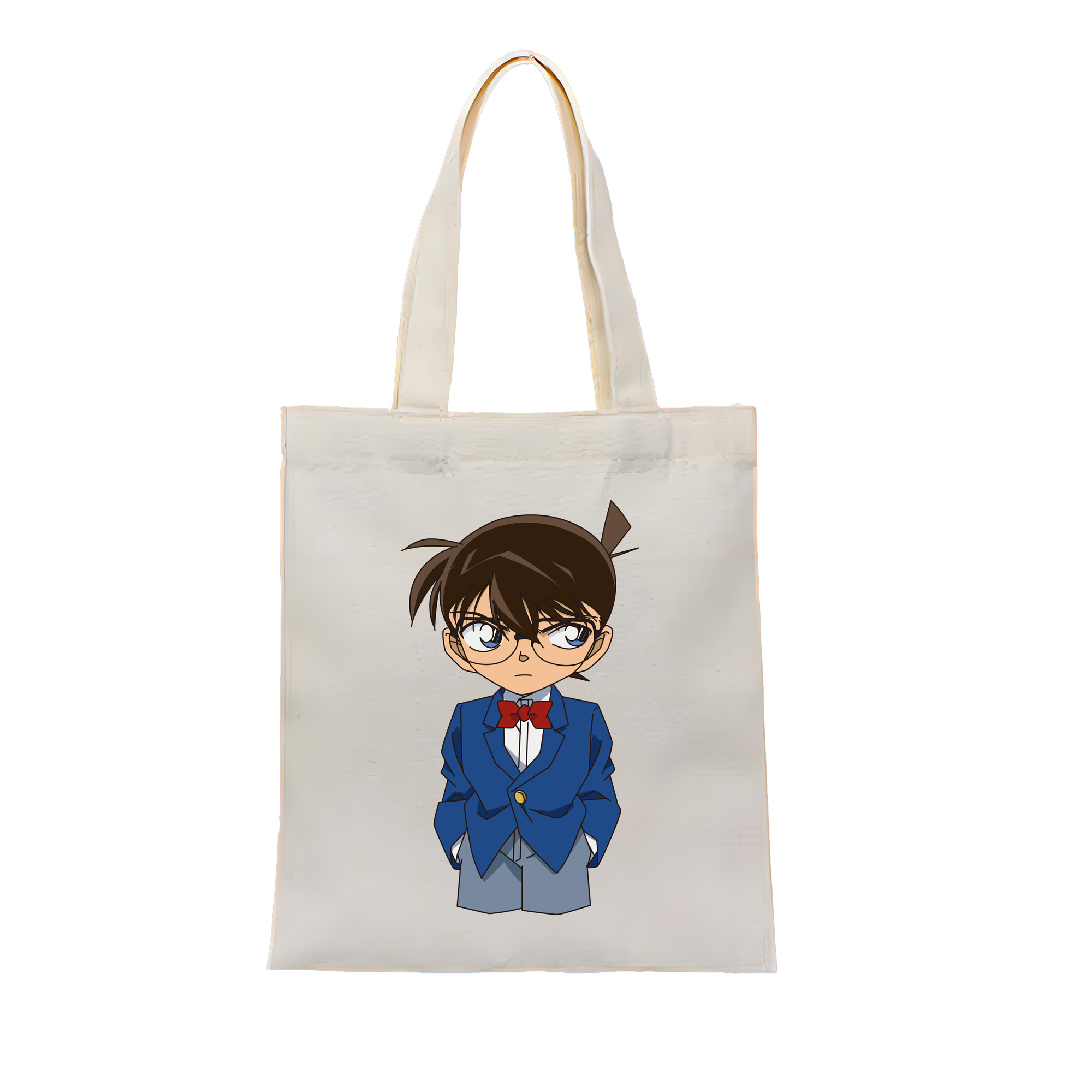 （画像用） 名探偵コナン 江戸川 コナン Detective Conan Conan Edogawa 縦型キャンバス生地手提げバッグ　トートバッグ