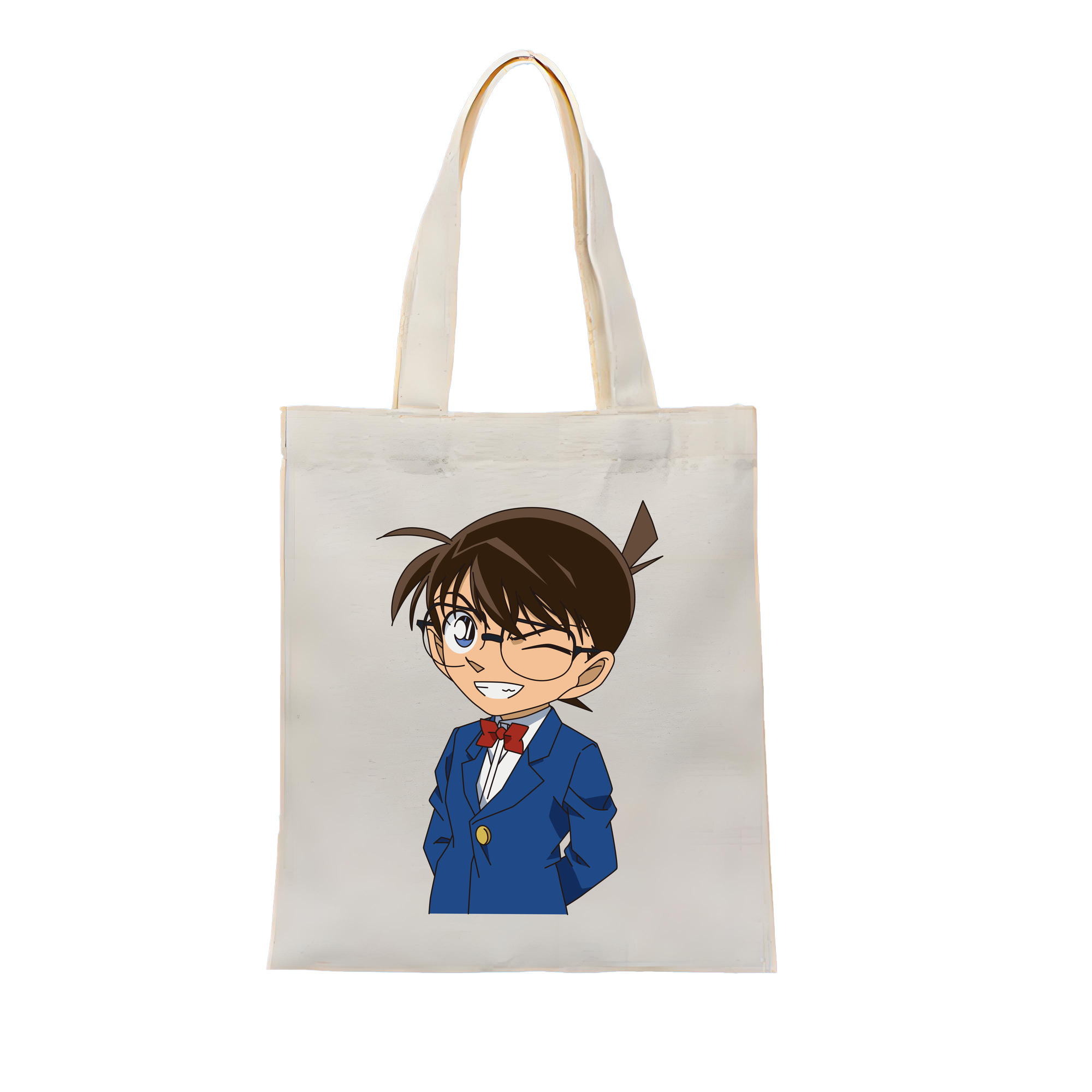 （画像用） 名探偵コナン 江戸川 コナン Detective Conan Conan Edogawa 縦型キャンバス生地手提げバッグ　トートバッグ