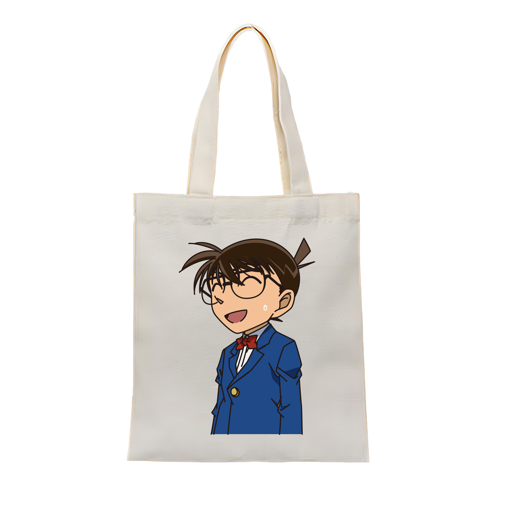 （画像用） 名探偵コナン 江戸川 コナン Detective Conan Conan Edogawa 縦型キャンバス生地手提げバッグ　トートバッグ