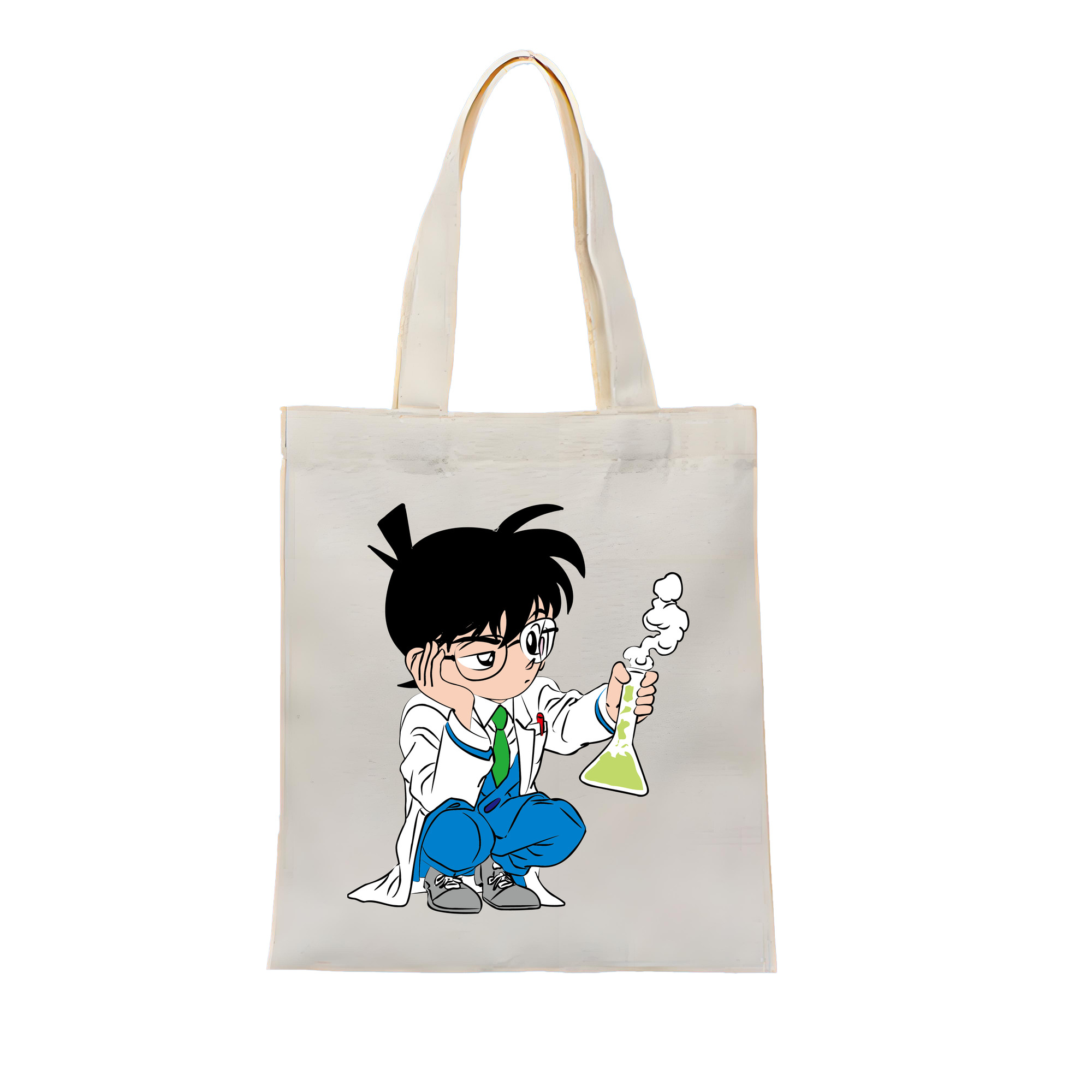 （画像用） 名探偵コナン 江戸川 コナン Detective Conan Conan Edogawa 縦型キャンバス生地手提げバッグ　トートバッグ