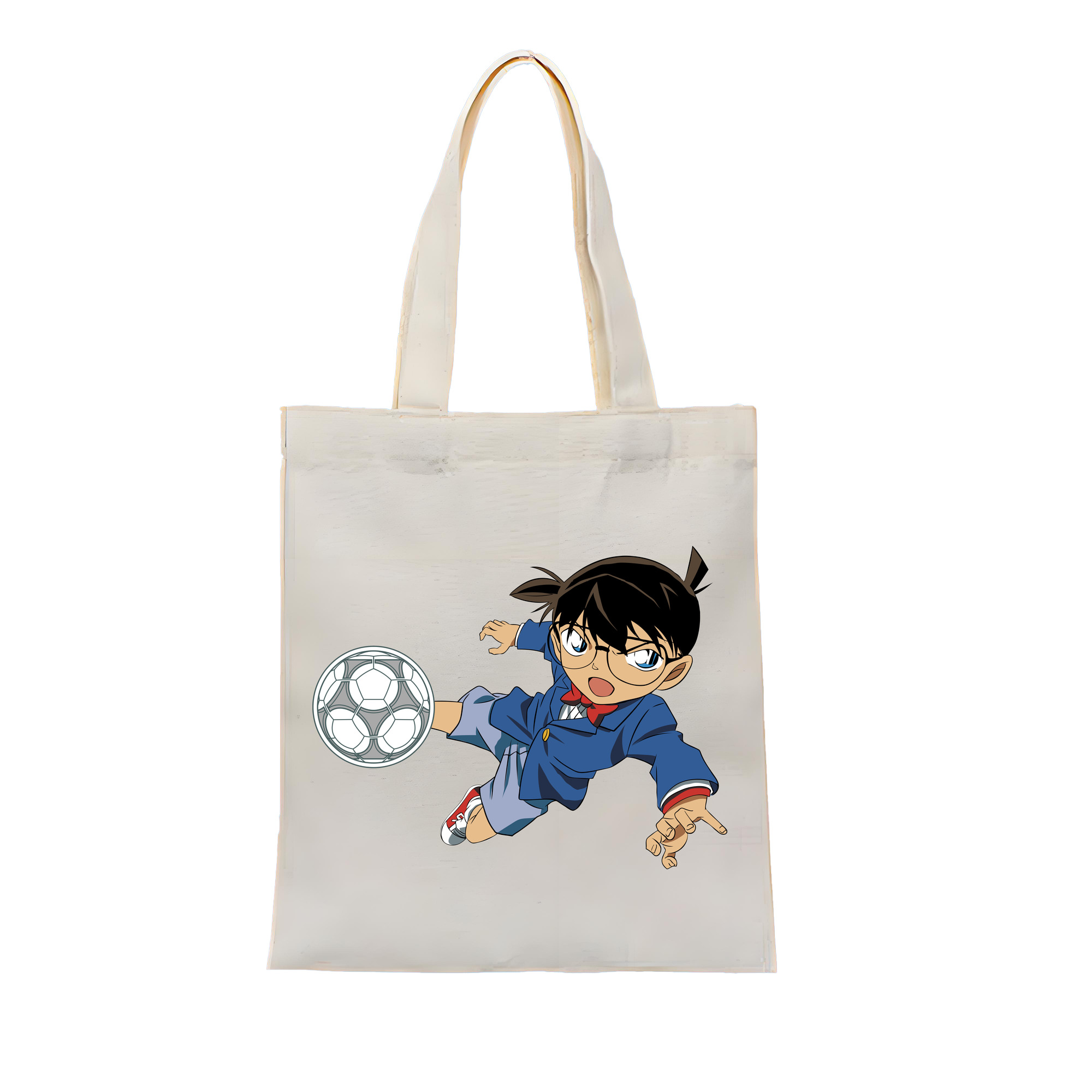 （画像用） 名探偵コナン 江戸川 コナン Detective Conan Conan Edogawa 縦型キャンバス生地手提げバッグ　トートバッグ