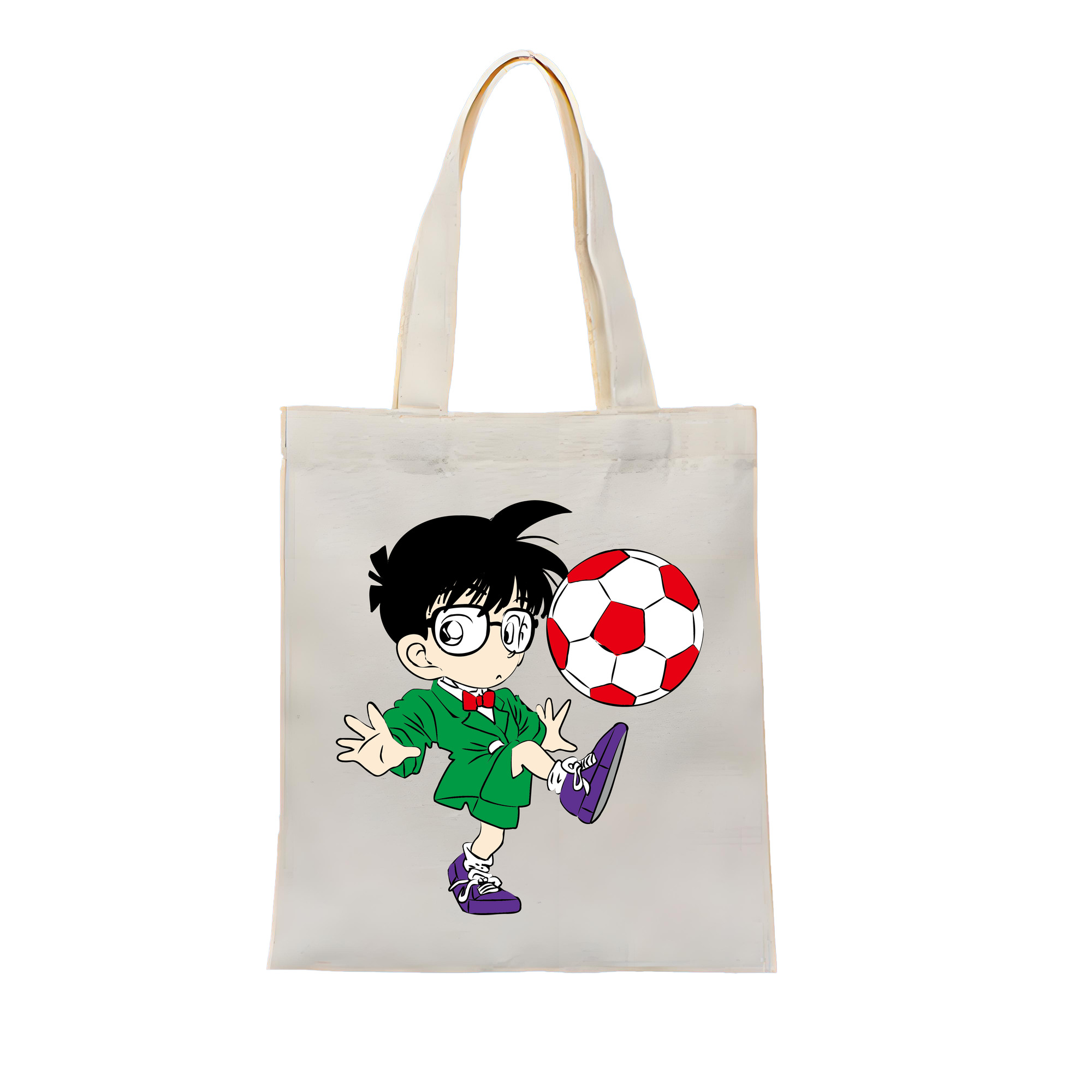 （画像用） 名探偵コナン 江戸川 コナン Detective Conan Conan Edogawa 縦型キャンバス生地手提げバッグ　トートバッグ