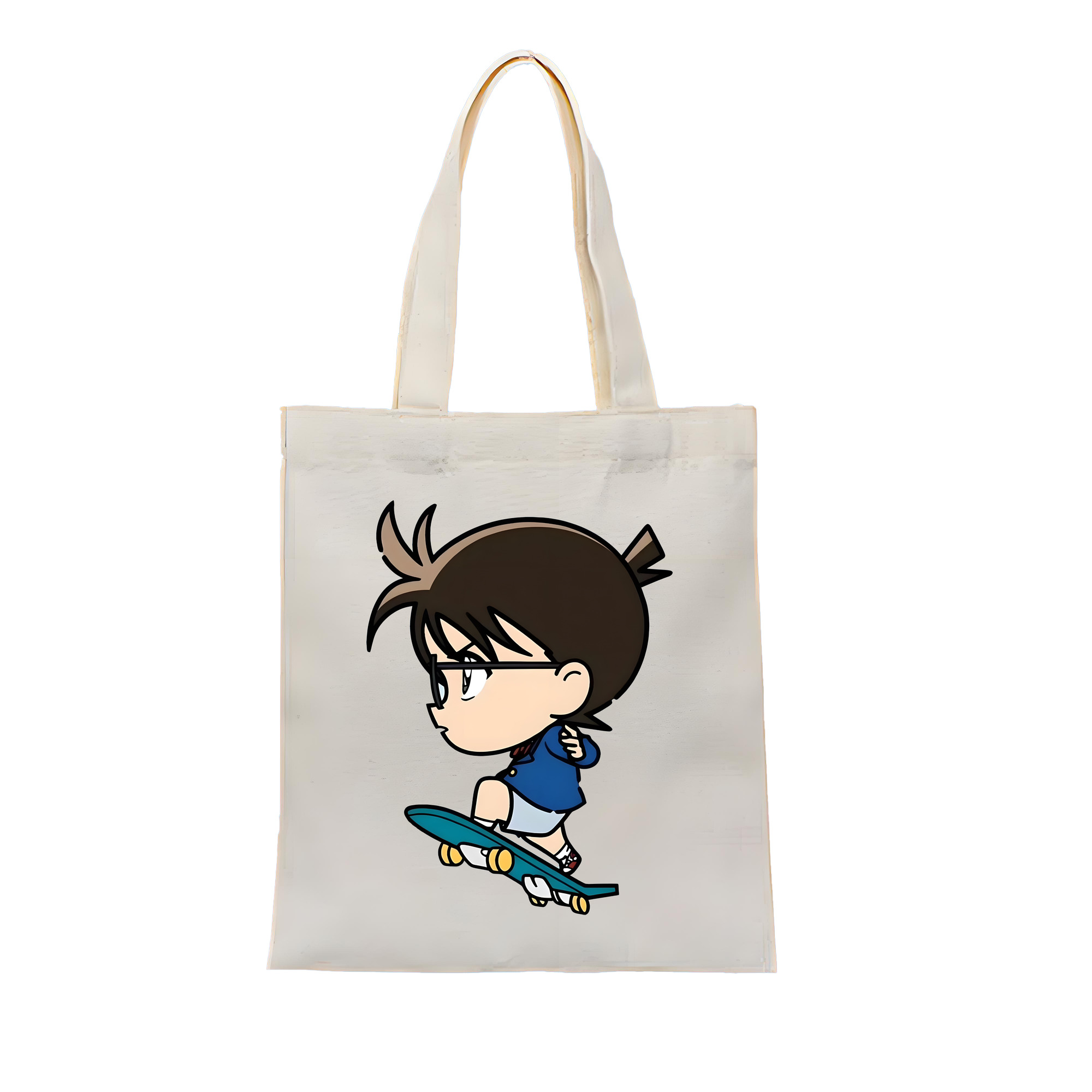 （画像用） 名探偵コナン 江戸川 コナン Detective Conan Conan Edogawa 縦型キャンバス生地手提げバッグ　トートバッグ