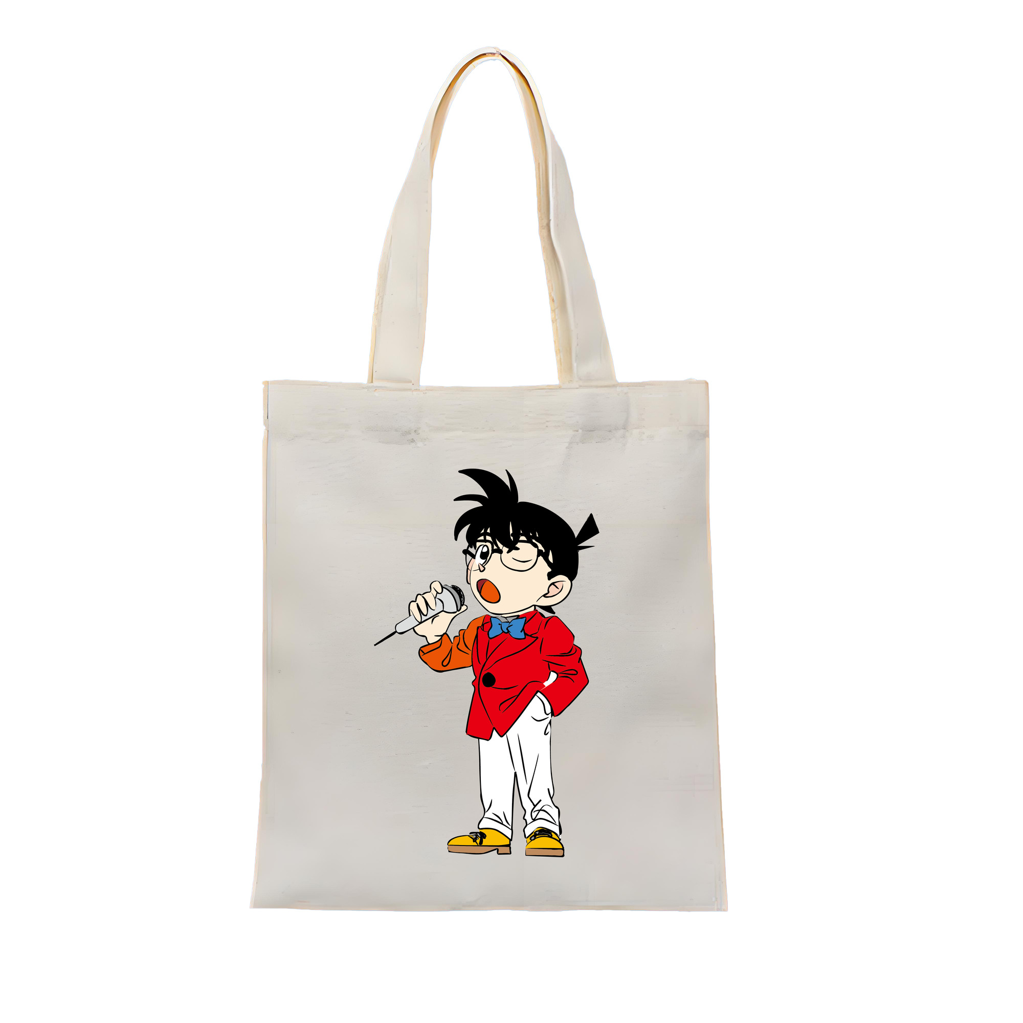 （画像用） 名探偵コナン 江戸川 コナン Detective Conan Conan Edogawa 縦型キャンバス生地手提げバッグ　トートバッグ
