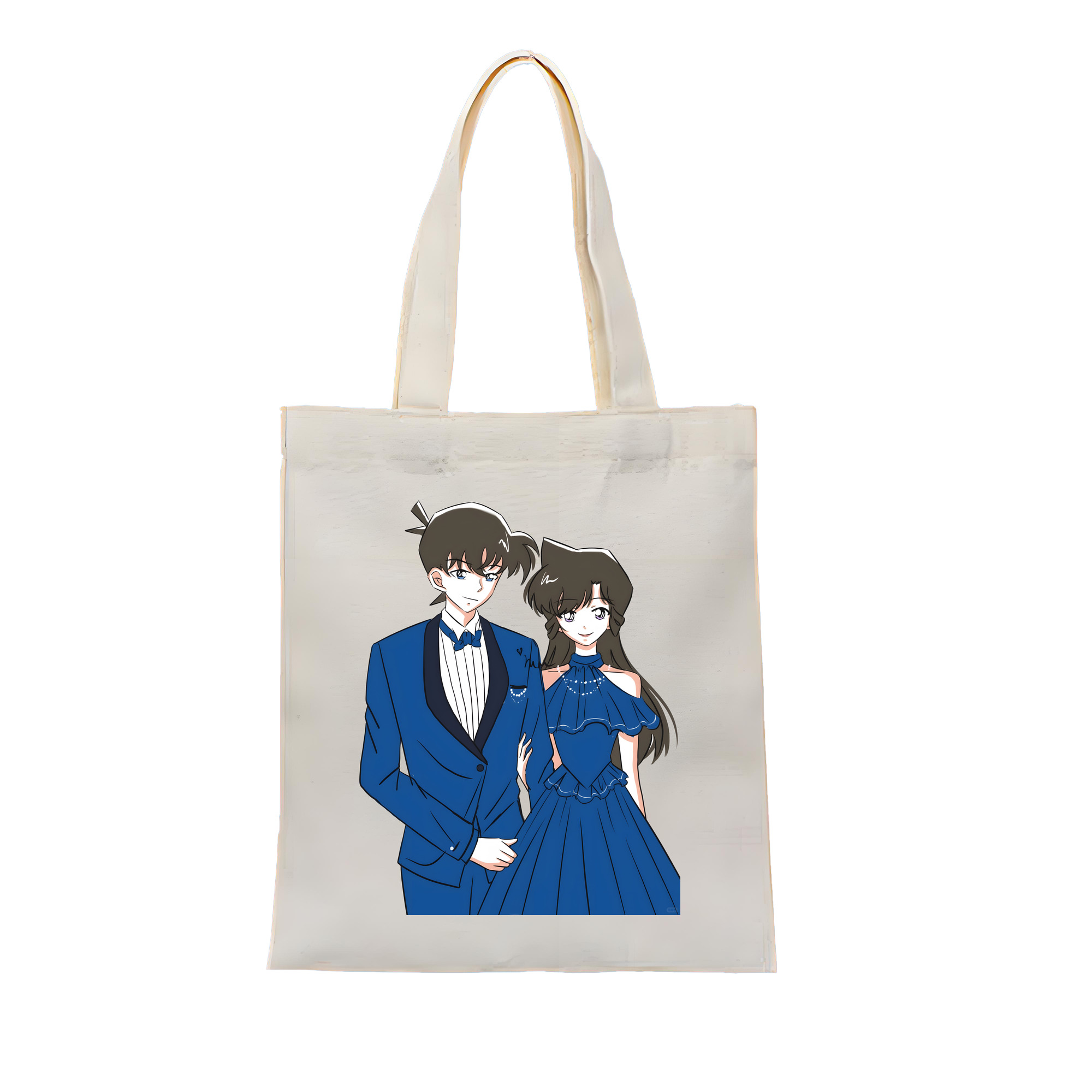 （画像用） 名探偵コナン 江戸川 コナン Detective Conan Conan Edogawa 縦型キャンバス生地手提げバッグ　トートバッグ
