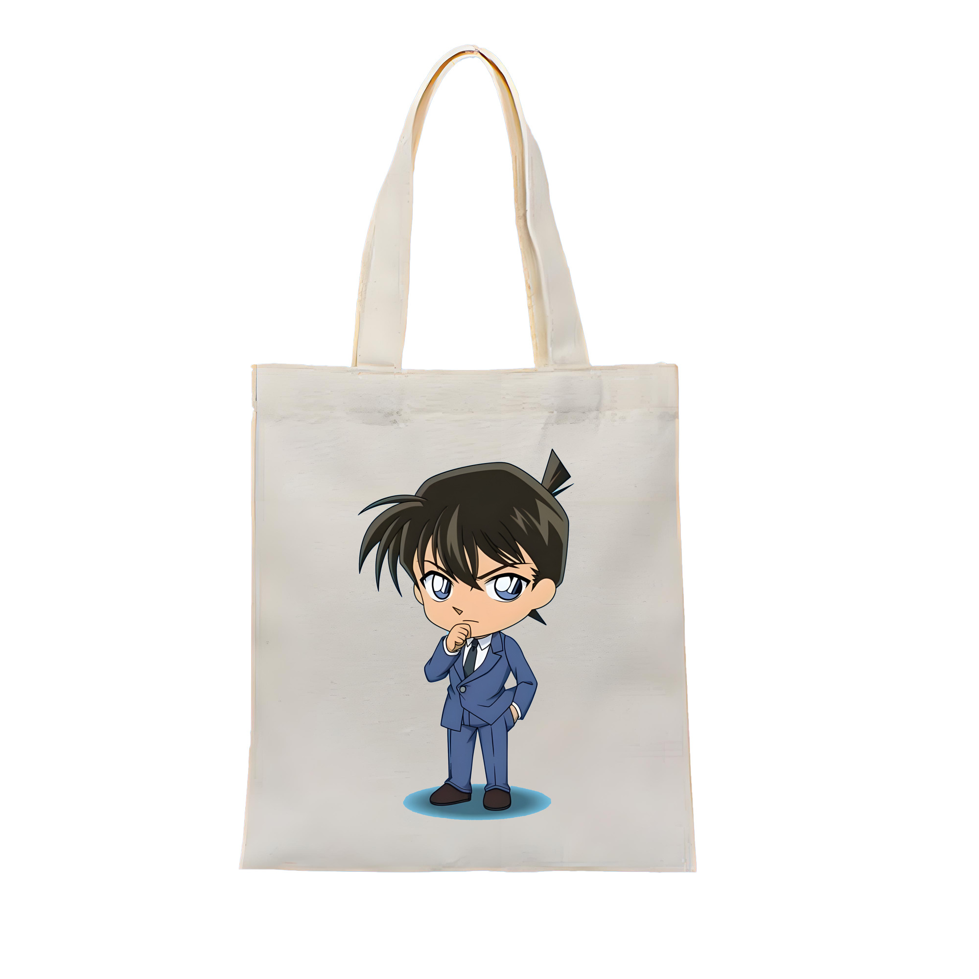 （画像用） 名探偵コナン 江戸川 コナン Detective Conan Conan Edogawa 縦型キャンバス生地手提げバッグ　トートバッグ