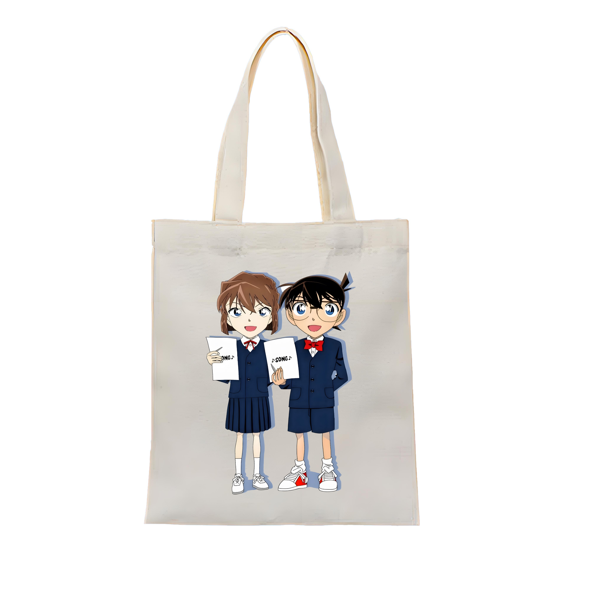 （画像用） 名探偵コナン 灰原 哀 はいばら あい Detective Conan Anita Hailey、Vi Graythorn Haibara Ai 縦型キャンバス生地手提げバッグ　トートバッグ