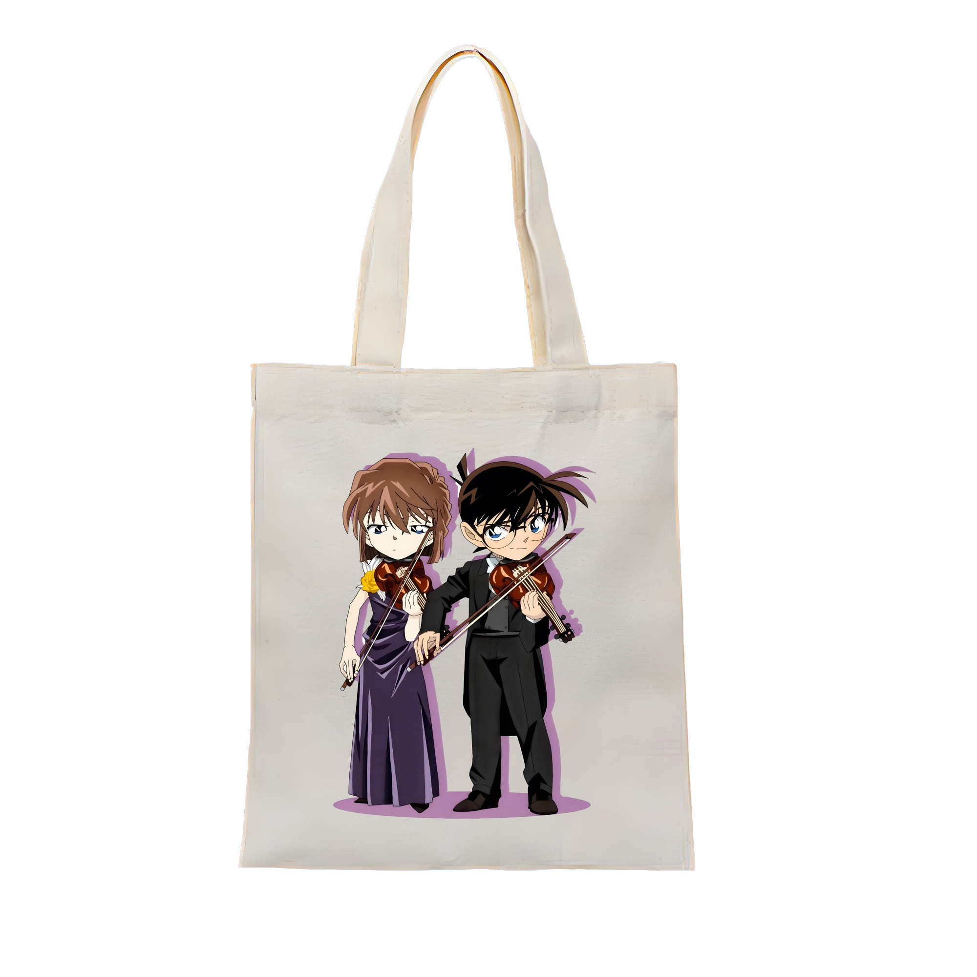 （画像用） 名探偵コナン 灰原 哀 はいばら あい Detective Conan Anita Hailey、Vi Graythorn Haibara Ai 縦型キャンバス生地手提げバッグ　トートバッグ
