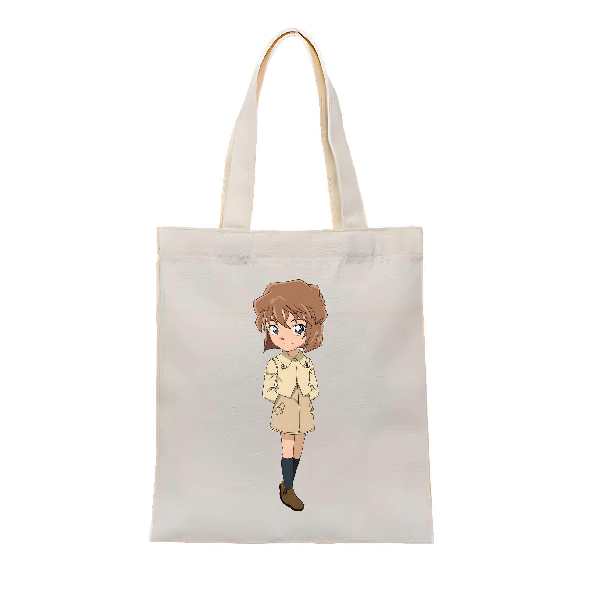 （画像用） 名探偵コナン 灰原 哀 はいばら あい Detective Conan Anita Hailey、Vi Graythorn Haibara Ai 縦型キャンバス生地手提げバッグ　トートバッグ