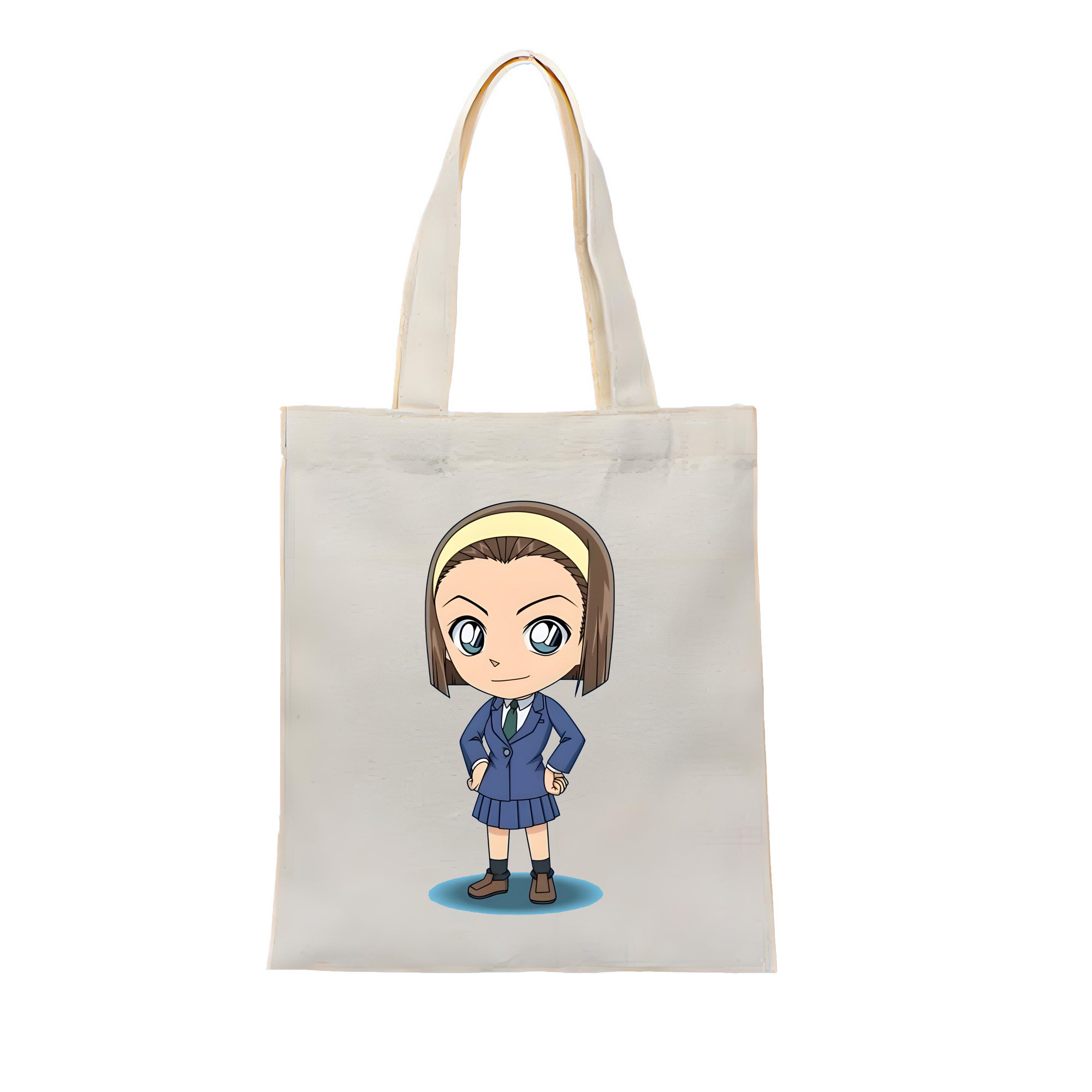 （画像用） 名探偵コナン 吉田 歩美 よしだ あゆみ Detective Conan my Yeager 縦型キャンバス生地手提げバッグ　トートバッグ