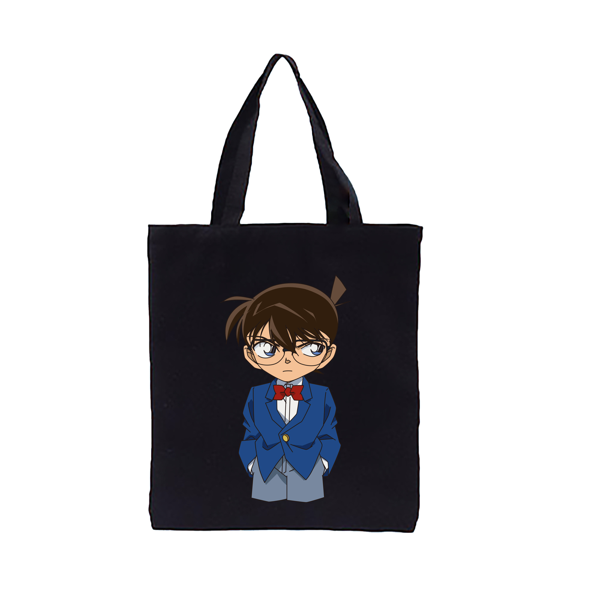 （画像用） 名探偵コナン 江戸川 コナン Detective Conan Conan Edogawa 縦型キャンバス生地手提げバッグ　トートバッグ