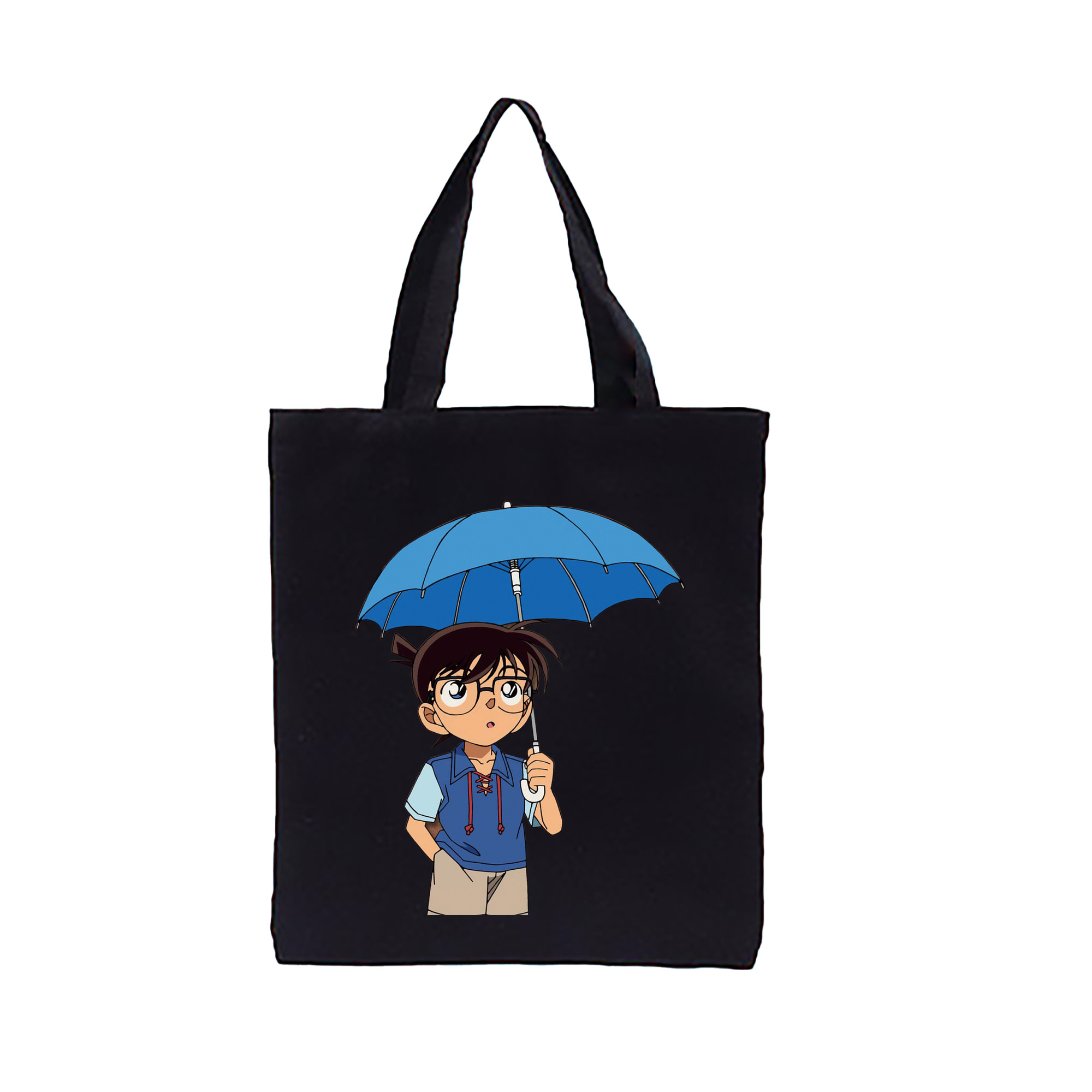 （画像用） 名探偵コナン 江戸川 コナン Detective Conan Conan Edogawa 縦型キャンバス生地手提げバッグ　トートバッグ