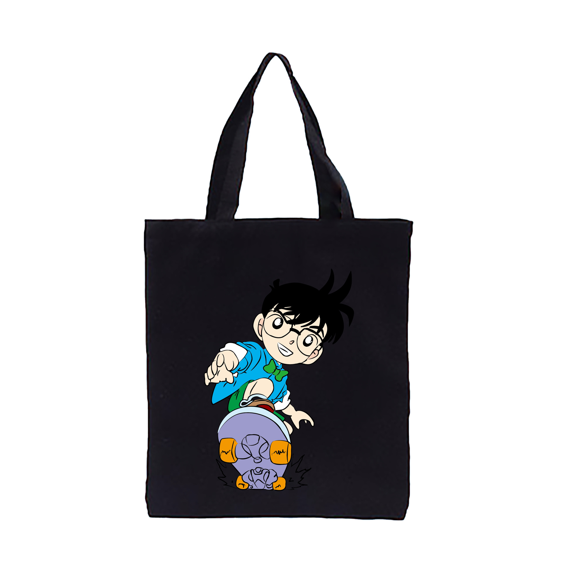 （画像用） 名探偵コナン 江戸川 コナン Detective Conan Conan Edogawa 縦型キャンバス生地手提げバッグ　トートバッグ