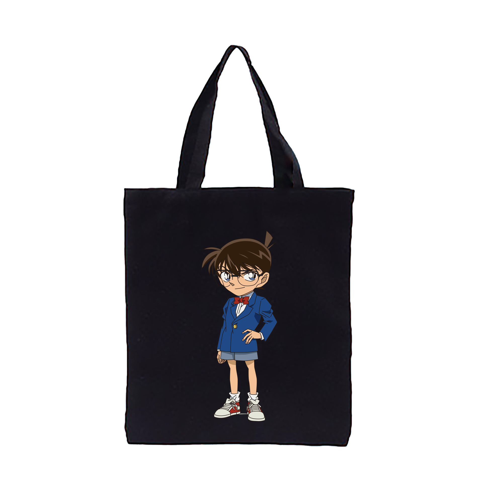 （画像用） 名探偵コナン 江戸川 コナン Detective Conan Conan Edogawa 縦型キャンバス生地手提げバッグ　トートバッグ