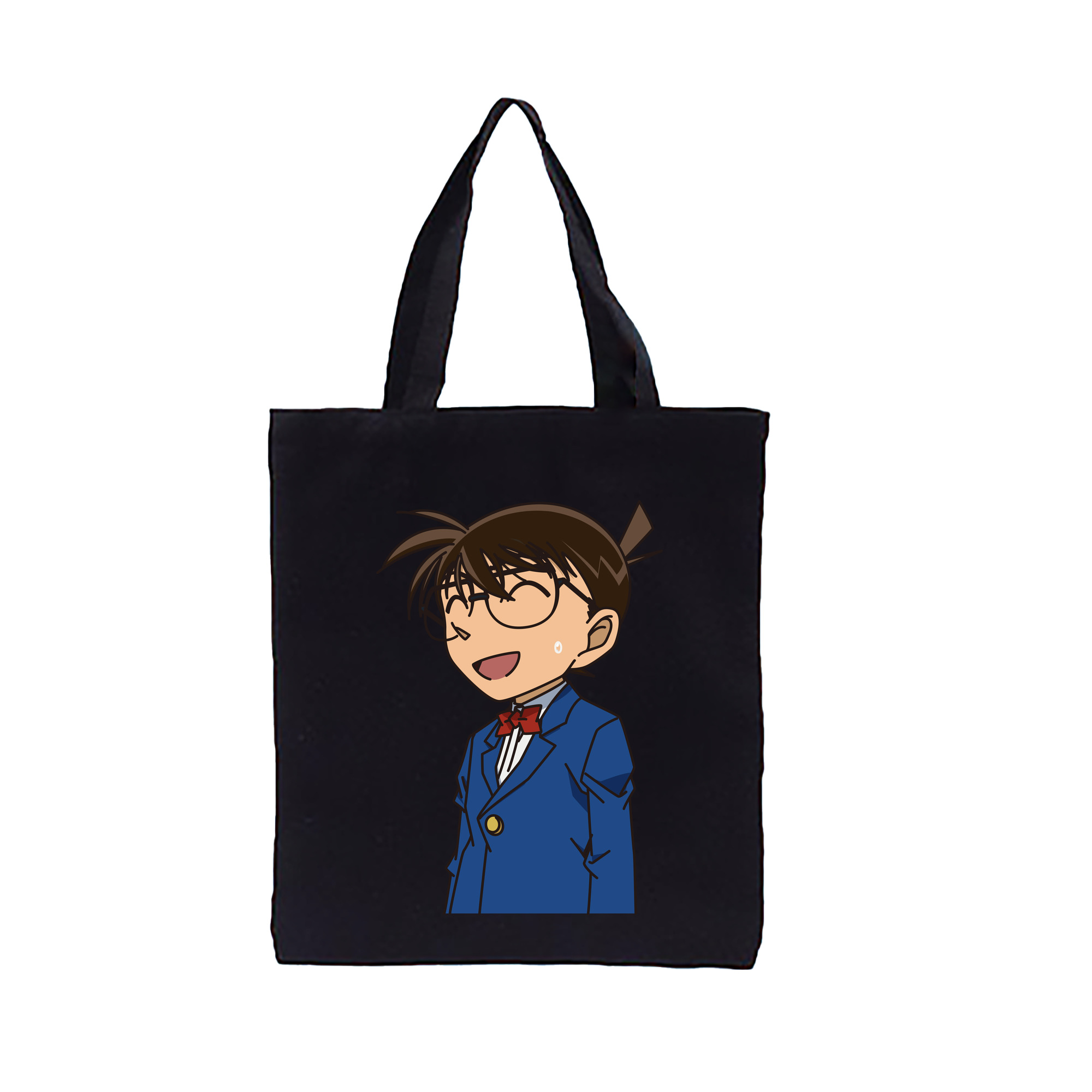 （画像用） 名探偵コナン 江戸川 コナン Detective Conan Conan Edogawa 縦型キャンバス生地手提げバッグ　トートバッグ