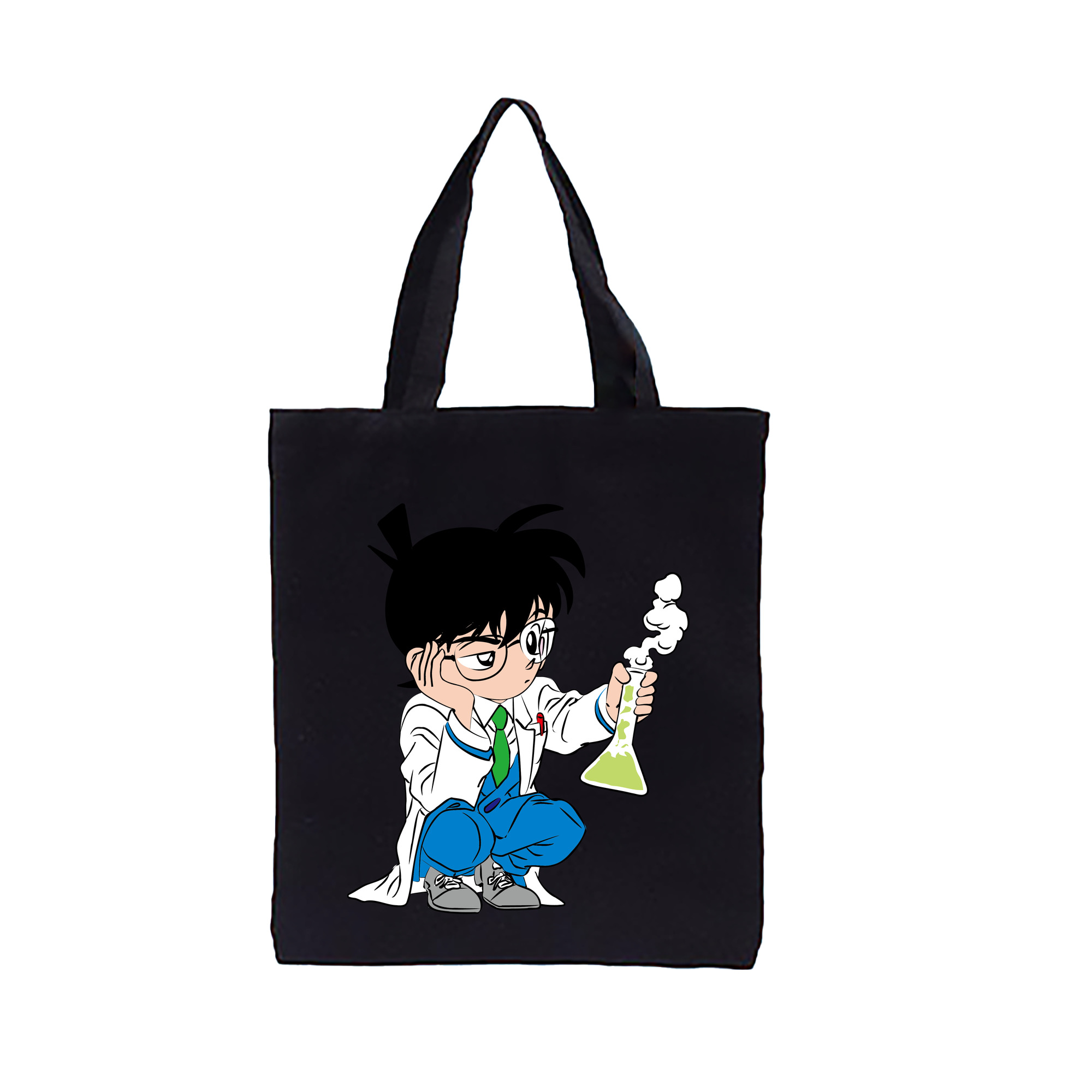 （画像用） 名探偵コナン 江戸川 コナン Detective Conan Conan Edogawa 縦型キャンバス生地手提げバッグ　トートバッグ