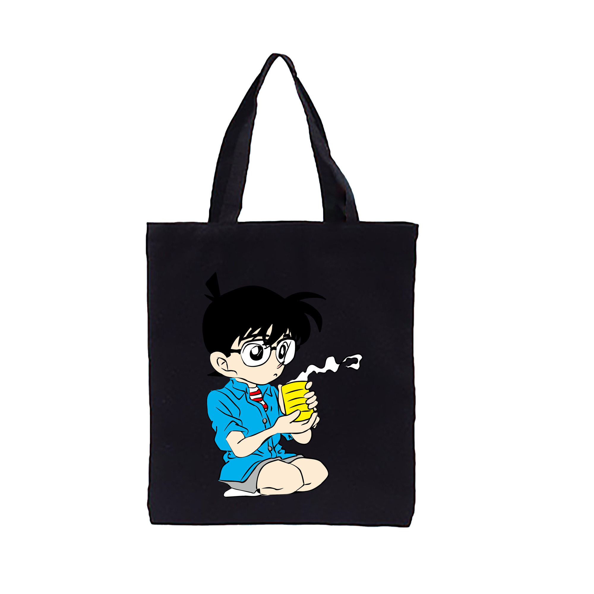 （画像用） 名探偵コナン 江戸川 コナン Detective Conan Conan Edogawa 縦型キャンバス生地手提げバッグ　トートバッグ