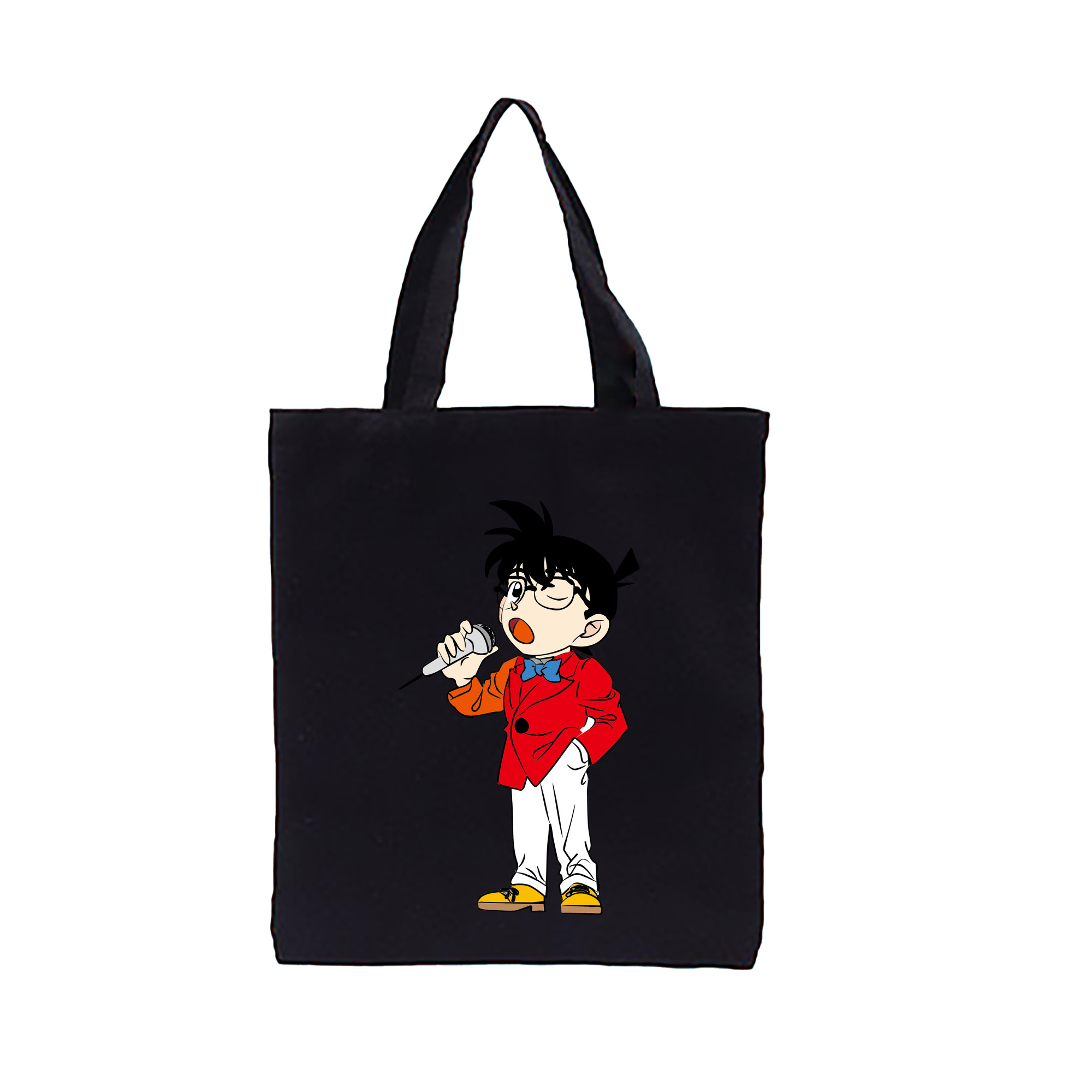 （画像用） 名探偵コナン 江戸川 コナン Detective Conan Conan Edogawa 縦型キャンバス生地手提げバッグ　トートバッグ
