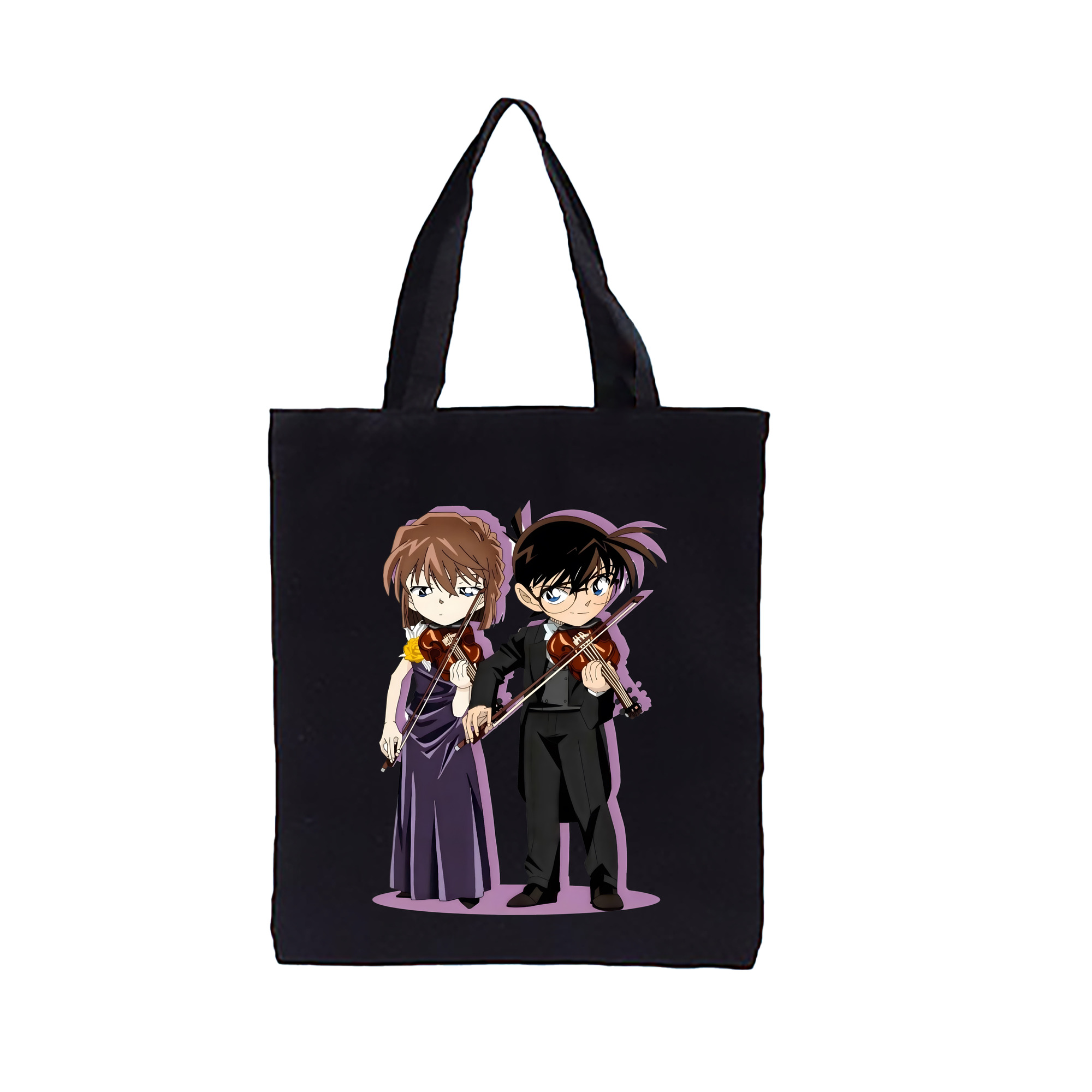 （画像用） 名探偵コナン 灰原 哀 はいばら あい Detective Conan Anita Hailey、Vi Graythorn Haibara Ai 縦型キャンバス生地手提げバッグ　トートバッグ