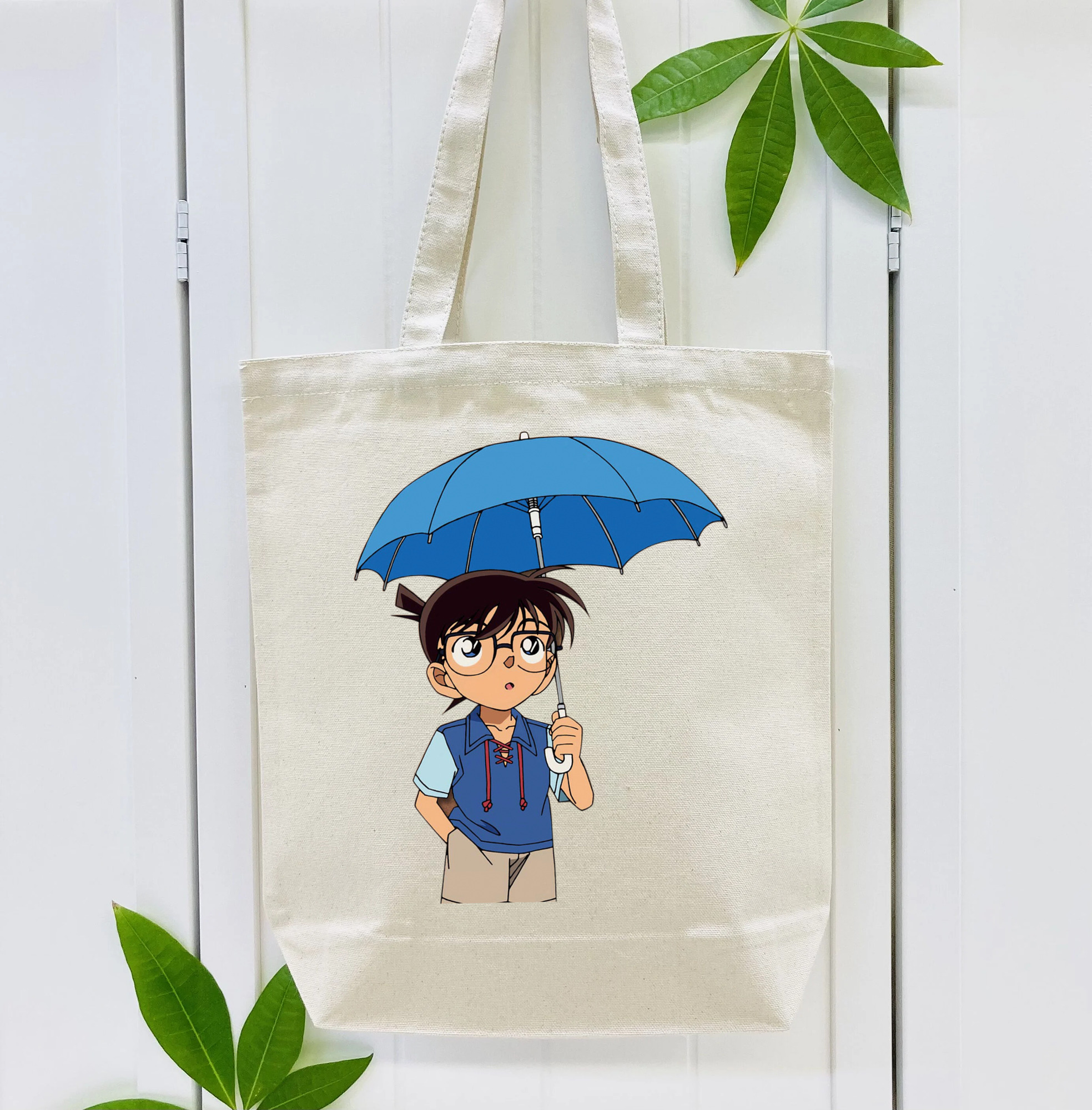 名探偵コナン 江戸川 コナン Detective Conan Conan Edogawa 縦型キャンバス生地手提げバッグ　トートバッグ