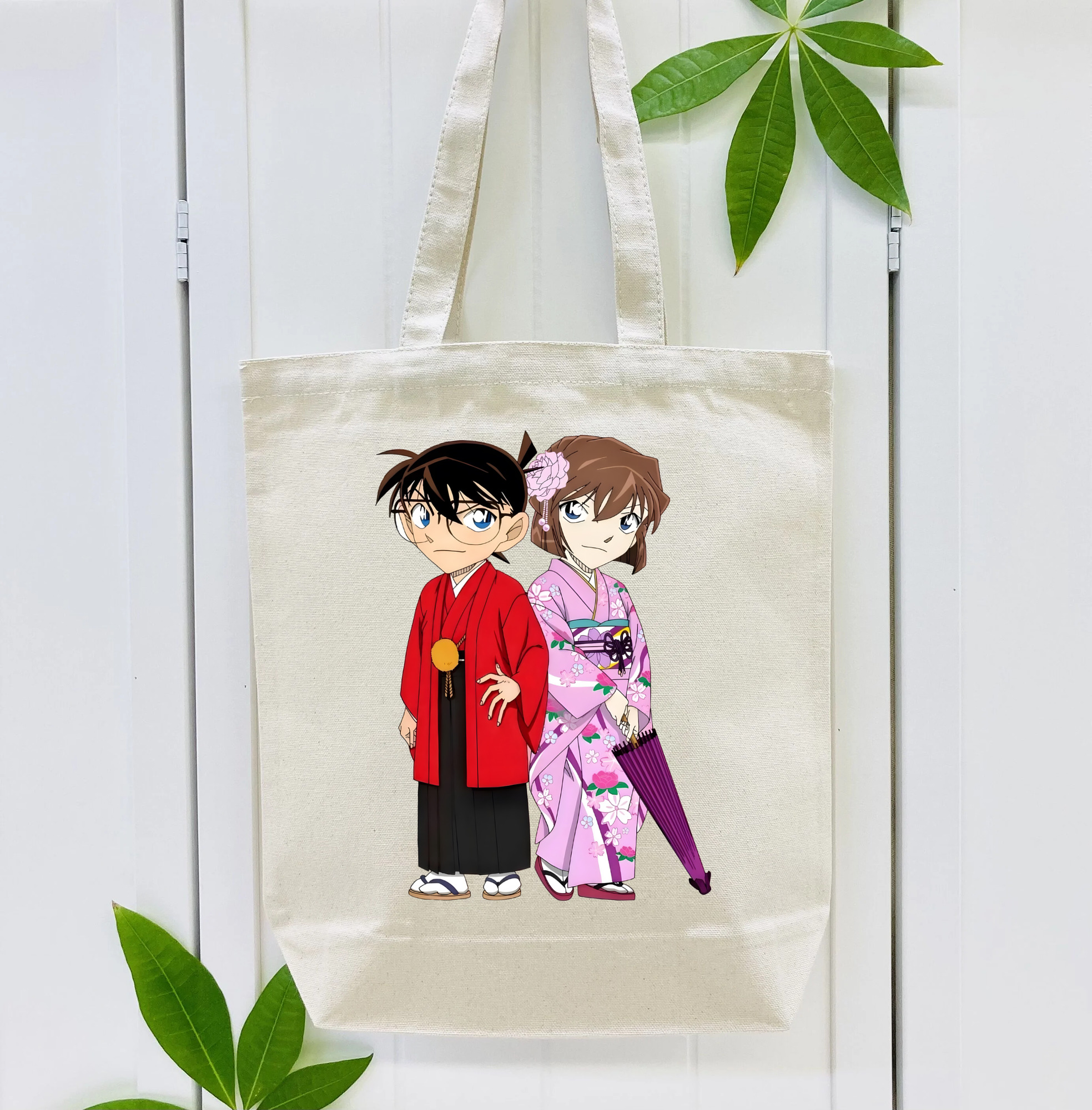 名探偵コナン 江戸川 コナン Detective Conan Conan Edogawa 縦型キャンバス生地手提げバッグ　トートバッグ