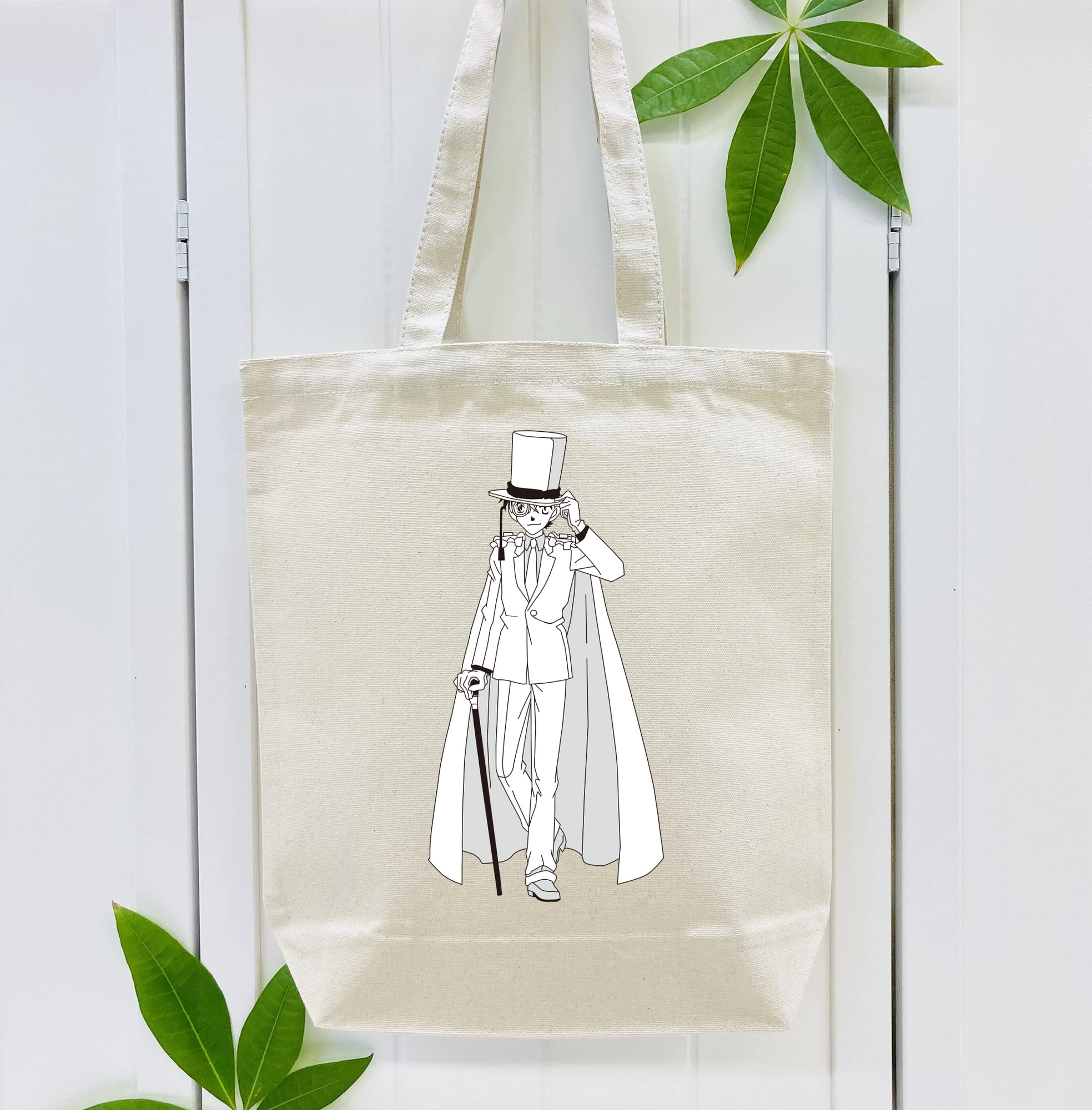 名探偵コナン くろば かいと Detective Conan Kuroba Kaito 縦型キャンバス生地手提げバッグ　トートバッグ