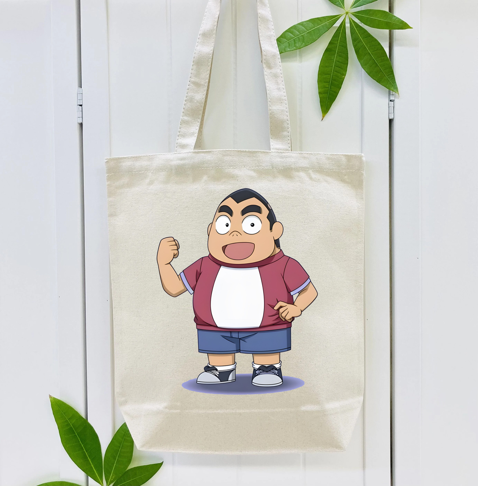 名探偵コナン 小嶋 元太 こじま げんた Detective Conan Kojima Genta 縦型キャンバス生地手提げバッグ　トートバッグ