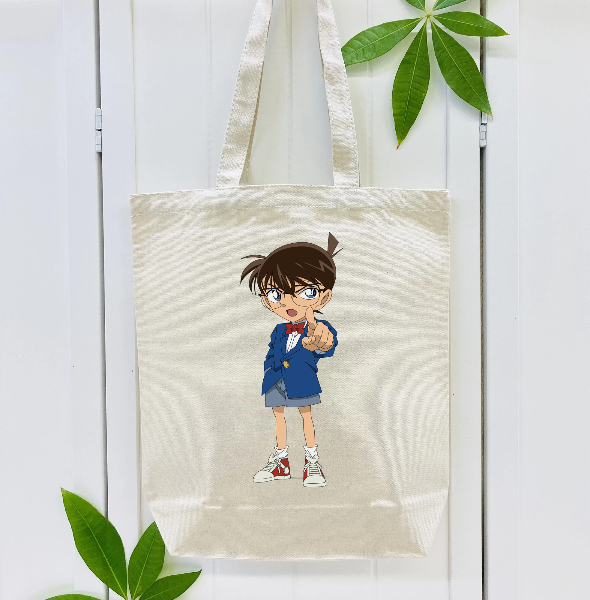名探偵コナン 江戸川 コナン Detective Conan Conan Edogawa 縦型キャンバス生地手提げバッグ　トートバッグ